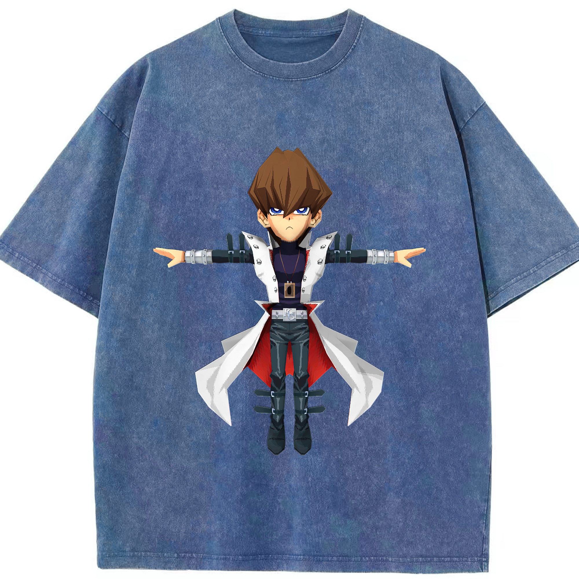 （画像用） 遊☆戯☆王 Yu-Gi-Oh! 綿100% ヴィンテージ風 半袖Tシャツ（フロントプリント）