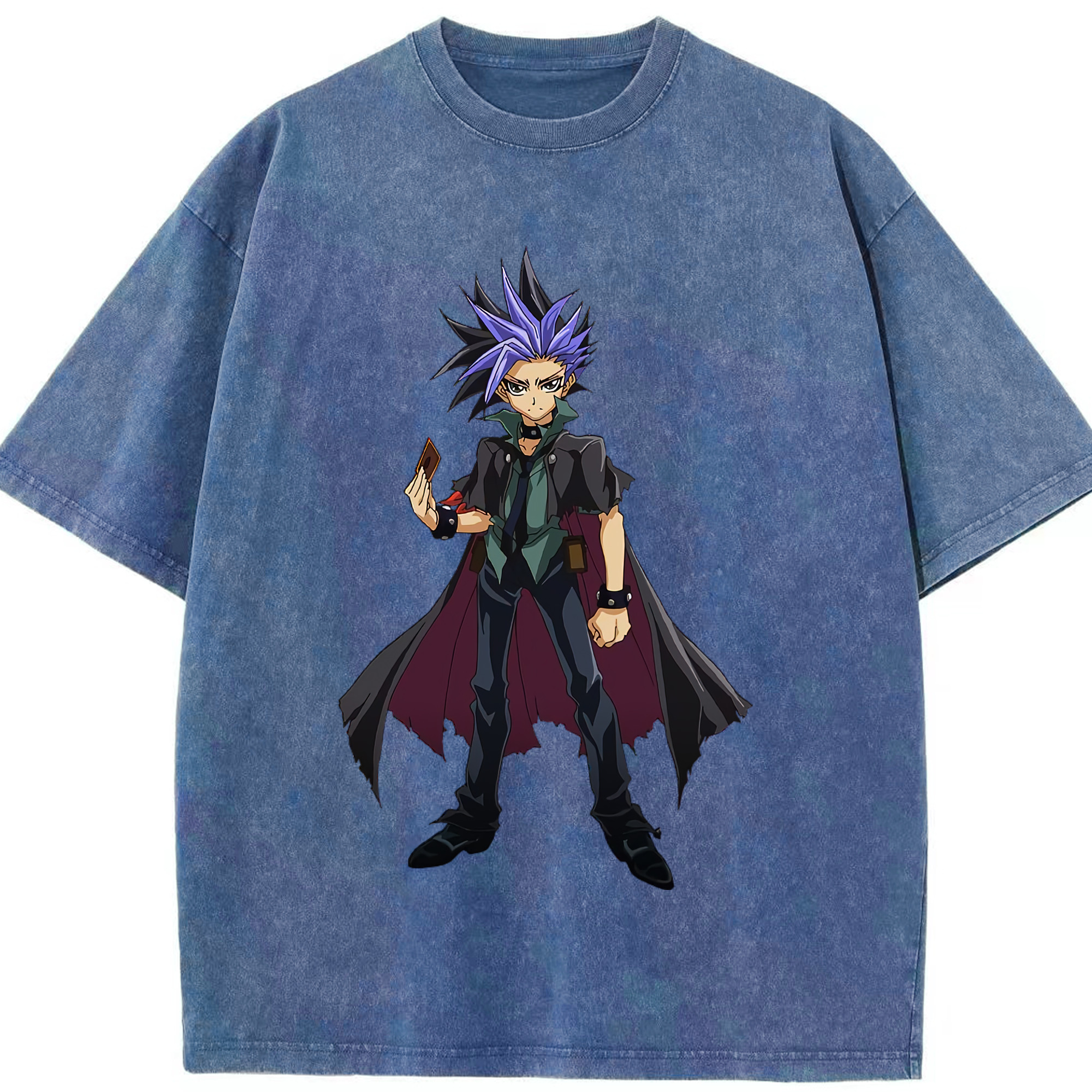 （画像用） 遊☆戯☆王 Yu-Gi-Oh! 綿100% ヴィンテージ風 半袖Tシャツ（フロントプリント）