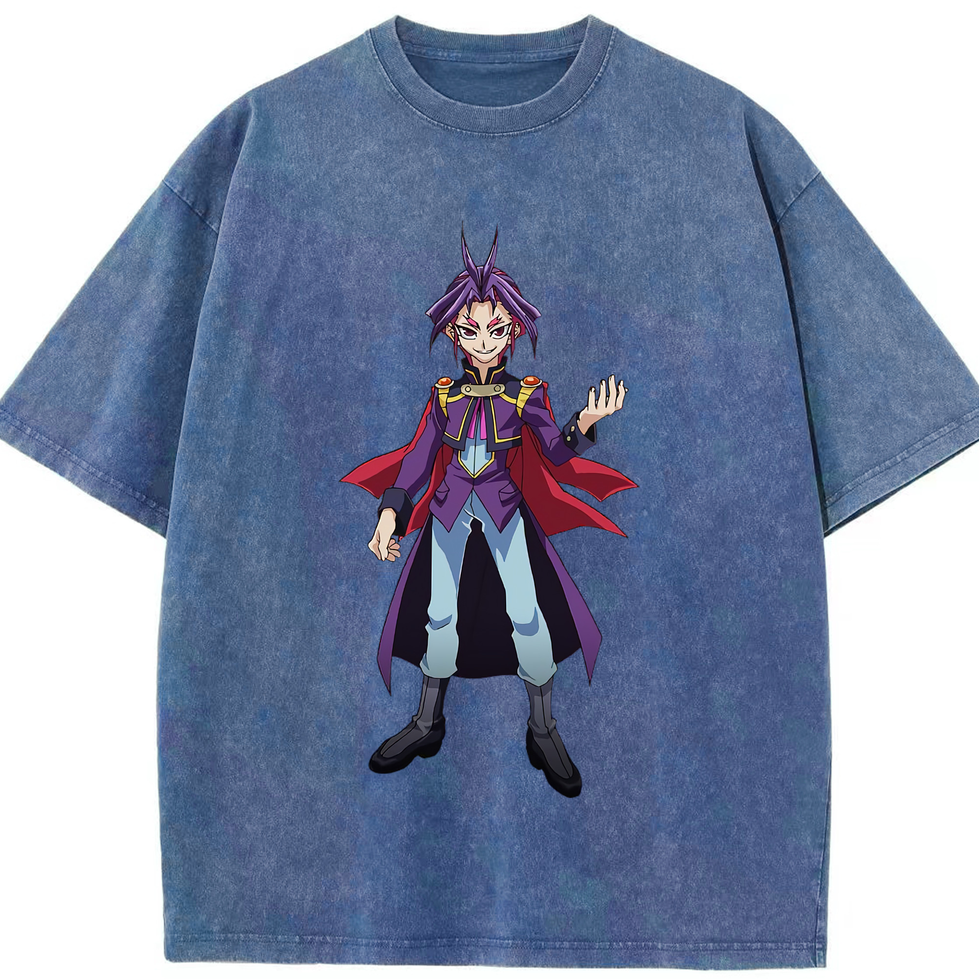 （画像用） 遊☆戯☆王 Yu-Gi-Oh! 綿100% ヴィンテージ風 半袖Tシャツ（フロントプリント）