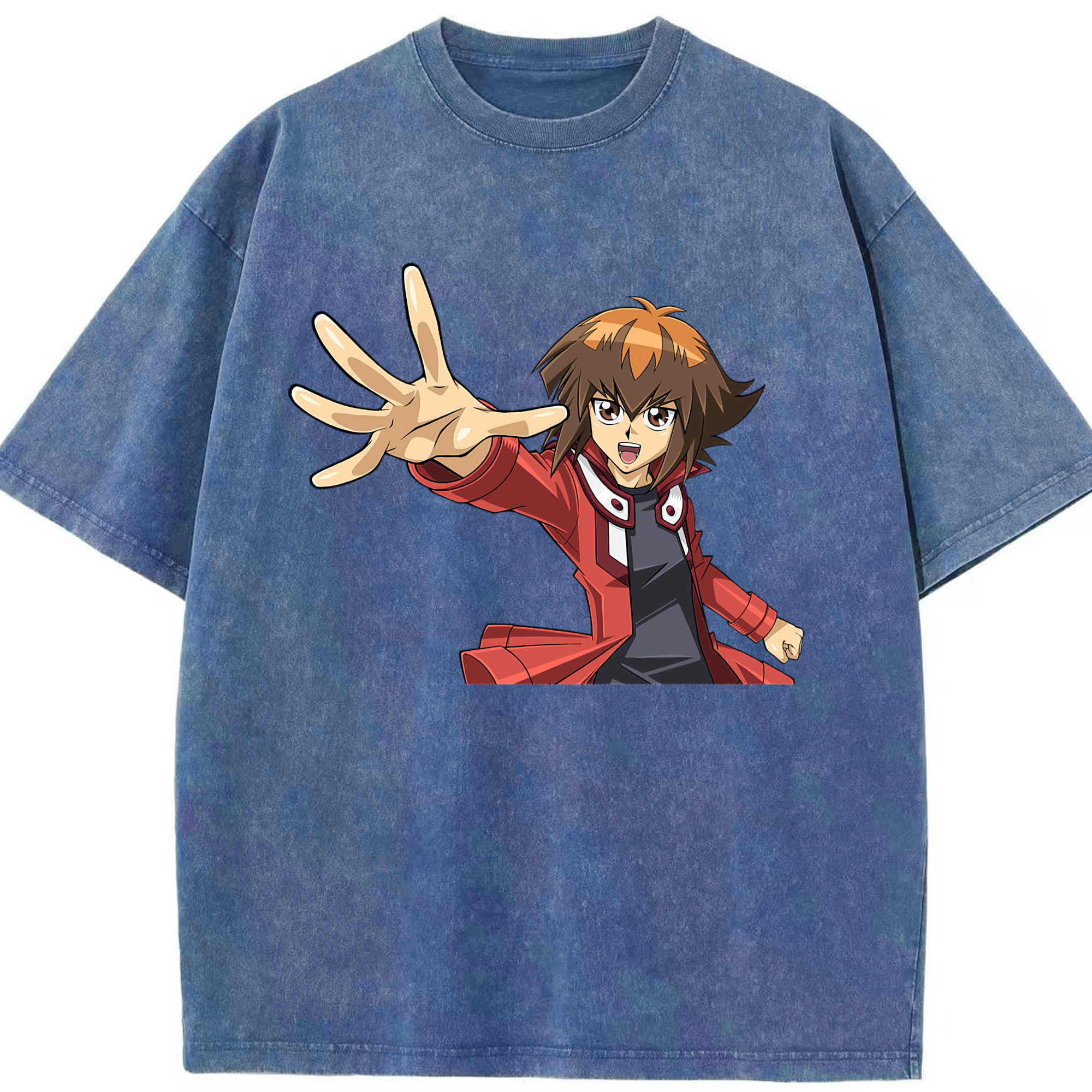 （画像用） 遊☆戯☆王 Yu-Gi-Oh! 綿100% ヴィンテージ風 半袖Tシャツ（フロントプリント）