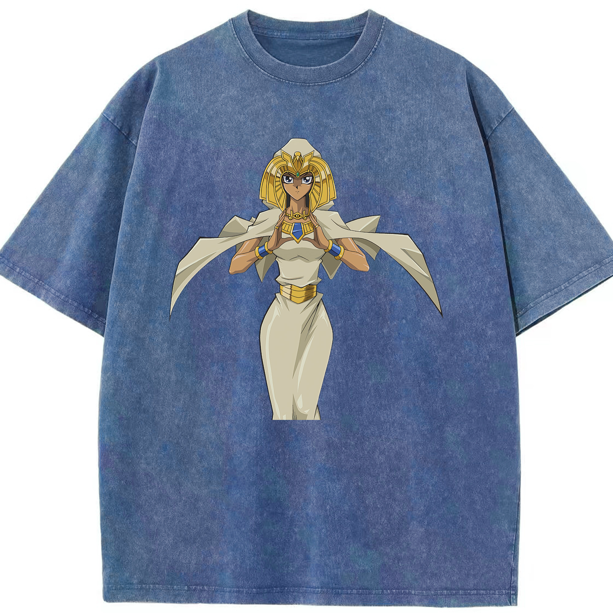 （画像用） 遊☆戯☆王 Yu-Gi-Oh! 綿100% ヴィンテージ風 半袖Tシャツ（フロントプリント）