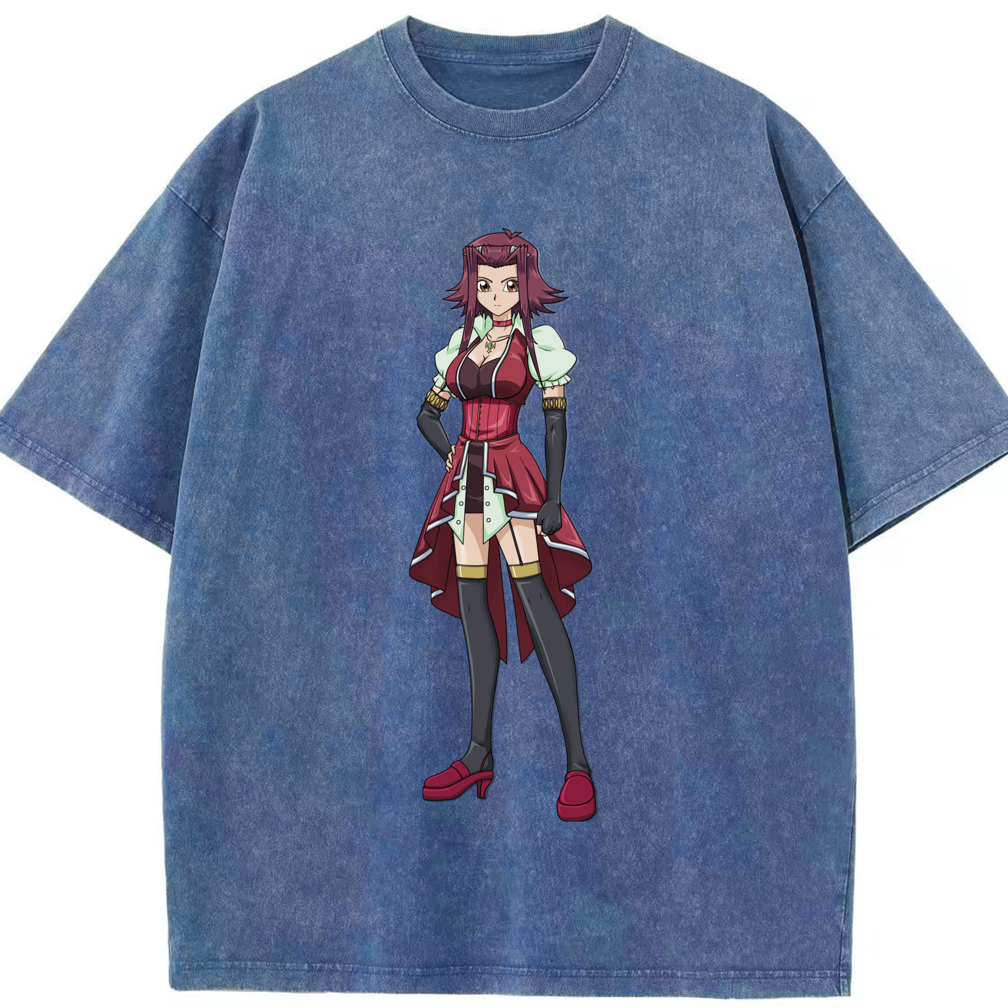 （画像用） 遊☆戯☆王 Yu-Gi-Oh! 綿100% ヴィンテージ風 半袖Tシャツ（フロントプリント）