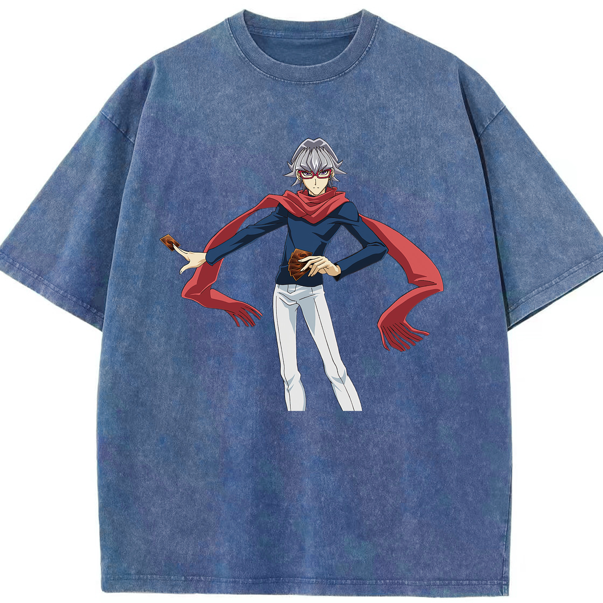 （画像用） 遊☆戯☆王 Yu-Gi-Oh! 綿100% ヴィンテージ風 半袖Tシャツ（フロントプリント）