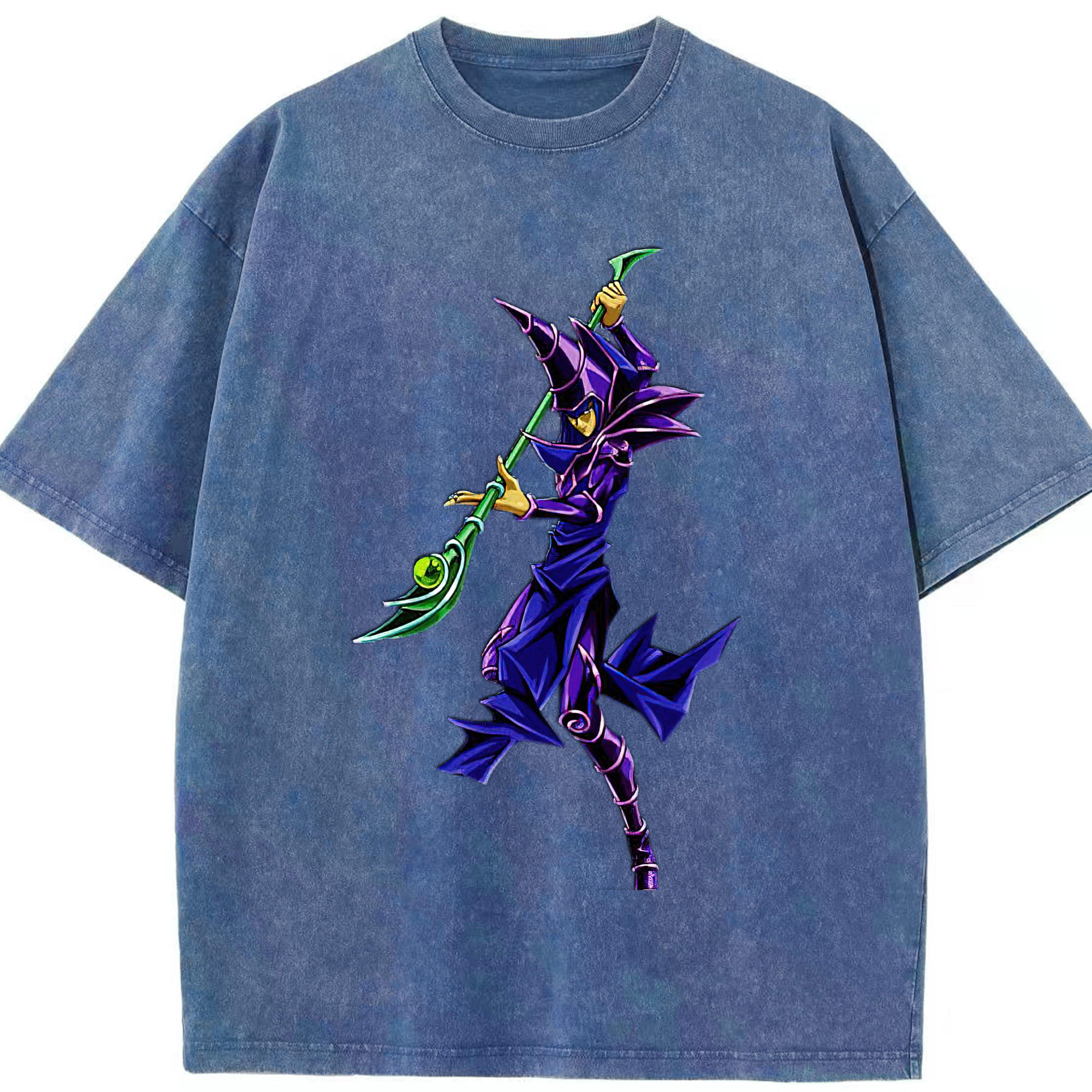 （画像用） 遊☆戯☆王 Yu-Gi-Oh! 綿100% ヴィンテージ風 半袖Tシャツ（フロントプリント）