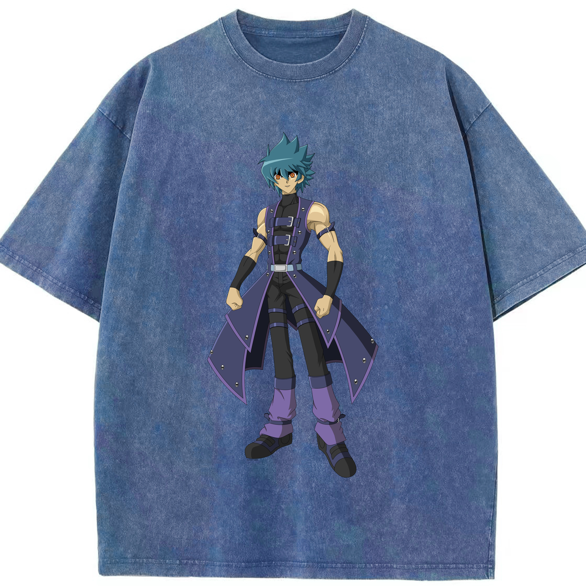 （画像用） 遊☆戯☆王 Yu-Gi-Oh! 綿100% ヴィンテージ風 半袖Tシャツ（フロントプリント）