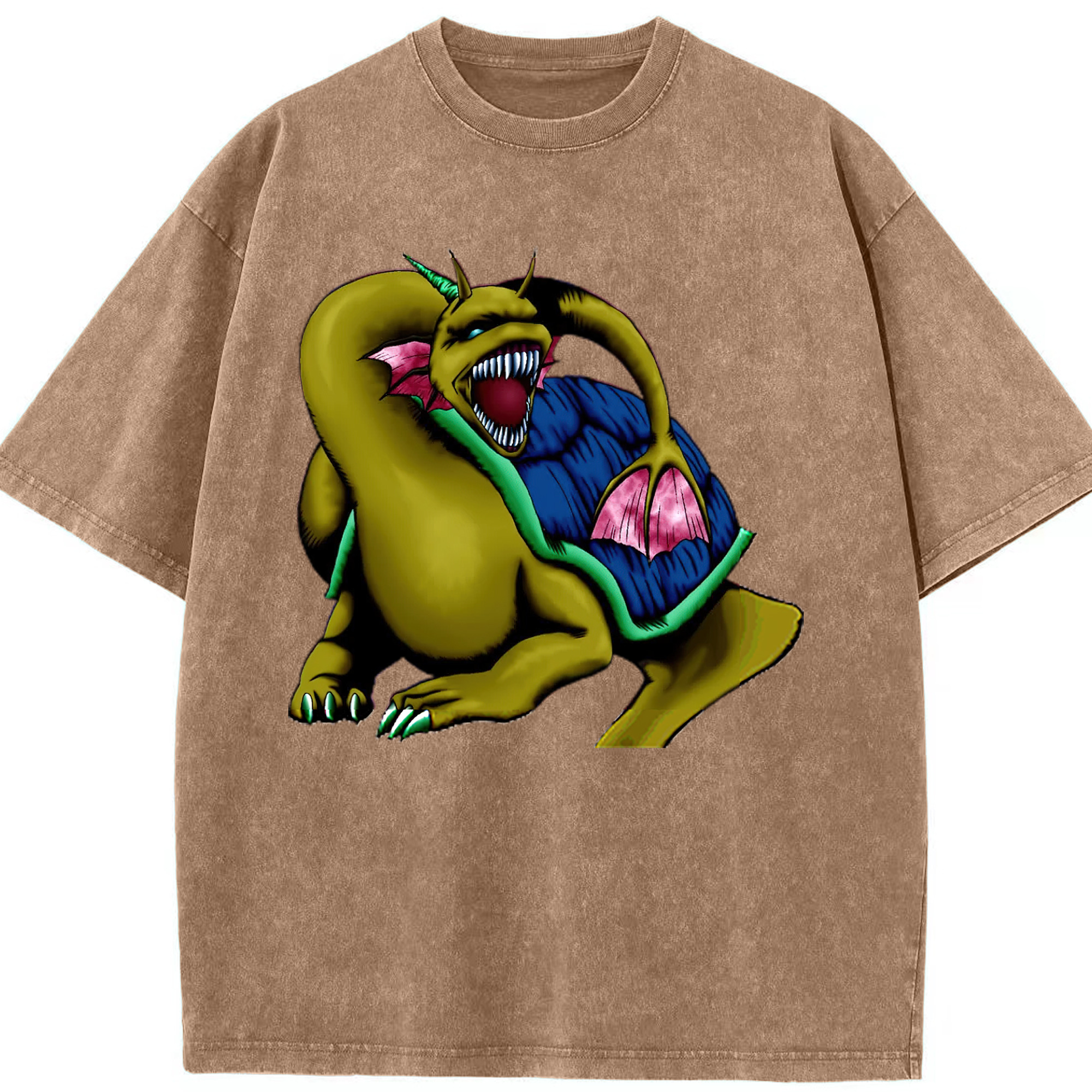 （画像用） 遊☆戯☆王 Yu-Gi-Oh! 綿100% ヴィンテージ風 半袖Tシャツ（フロントプリント）