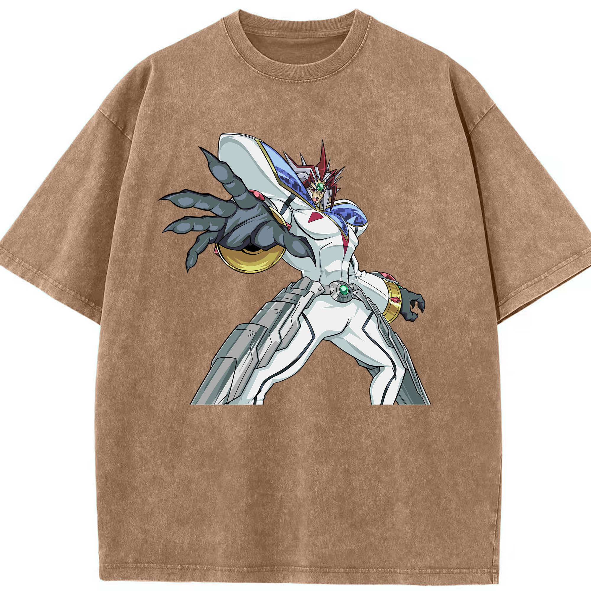 （画像用） 遊☆戯☆王 Yu-Gi-Oh! 綿100% ヴィンテージ風 半袖Tシャツ（フロントプリント）