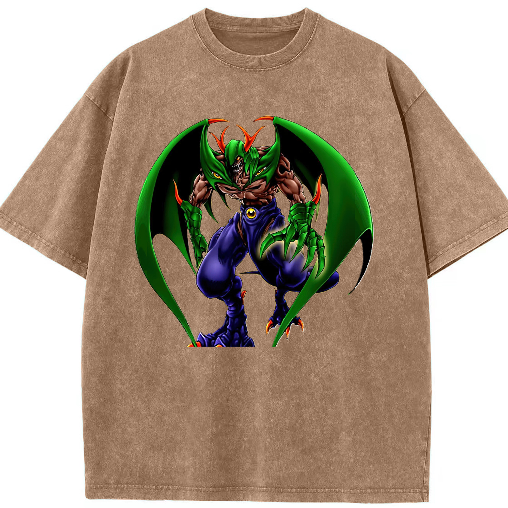 （画像用） 遊☆戯☆王 Yu-Gi-Oh! 綿100% ヴィンテージ風 半袖Tシャツ（フロントプリント）