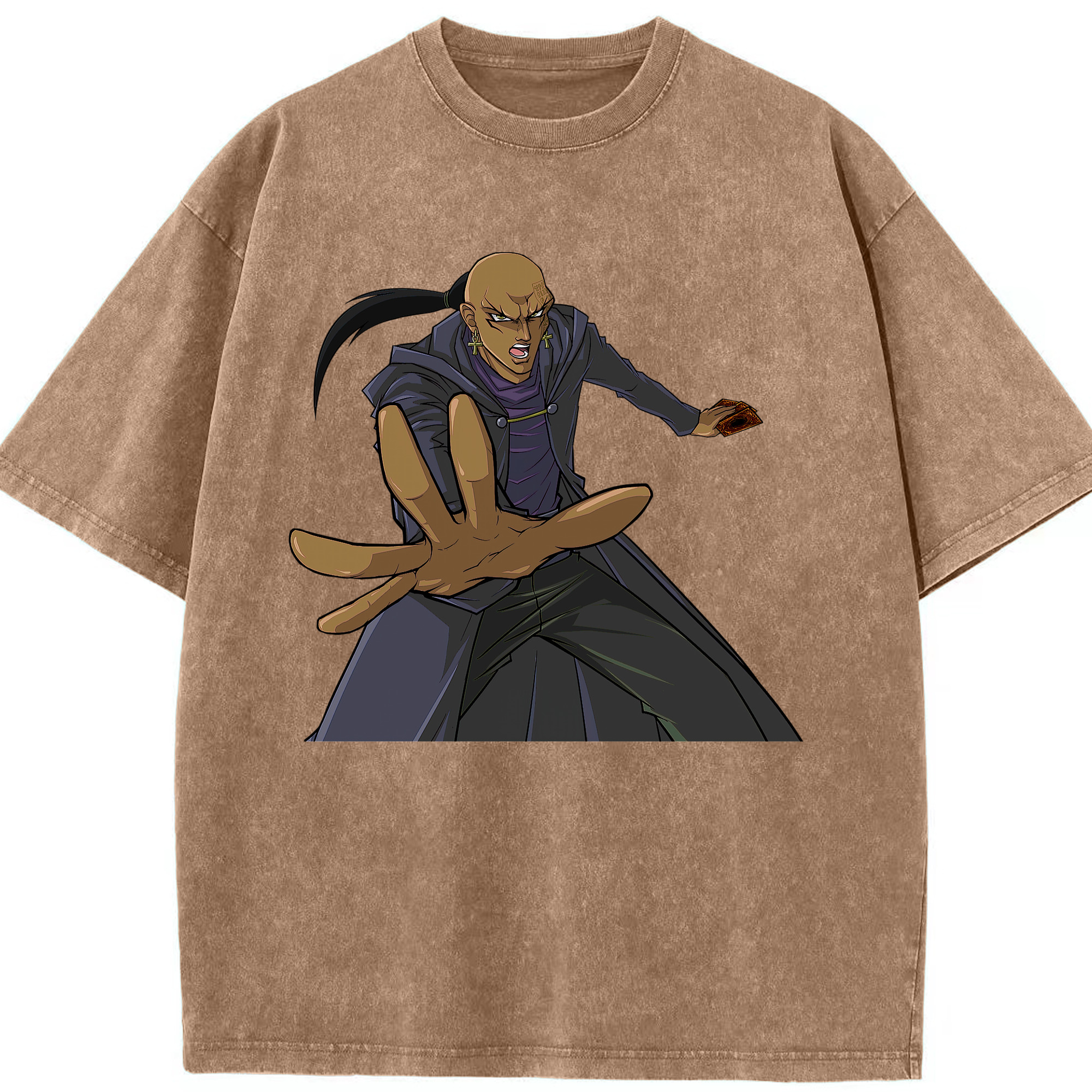 （画像用） 遊☆戯☆王 Yu-Gi-Oh! 綿100% ヴィンテージ風 半袖Tシャツ（フロントプリント）