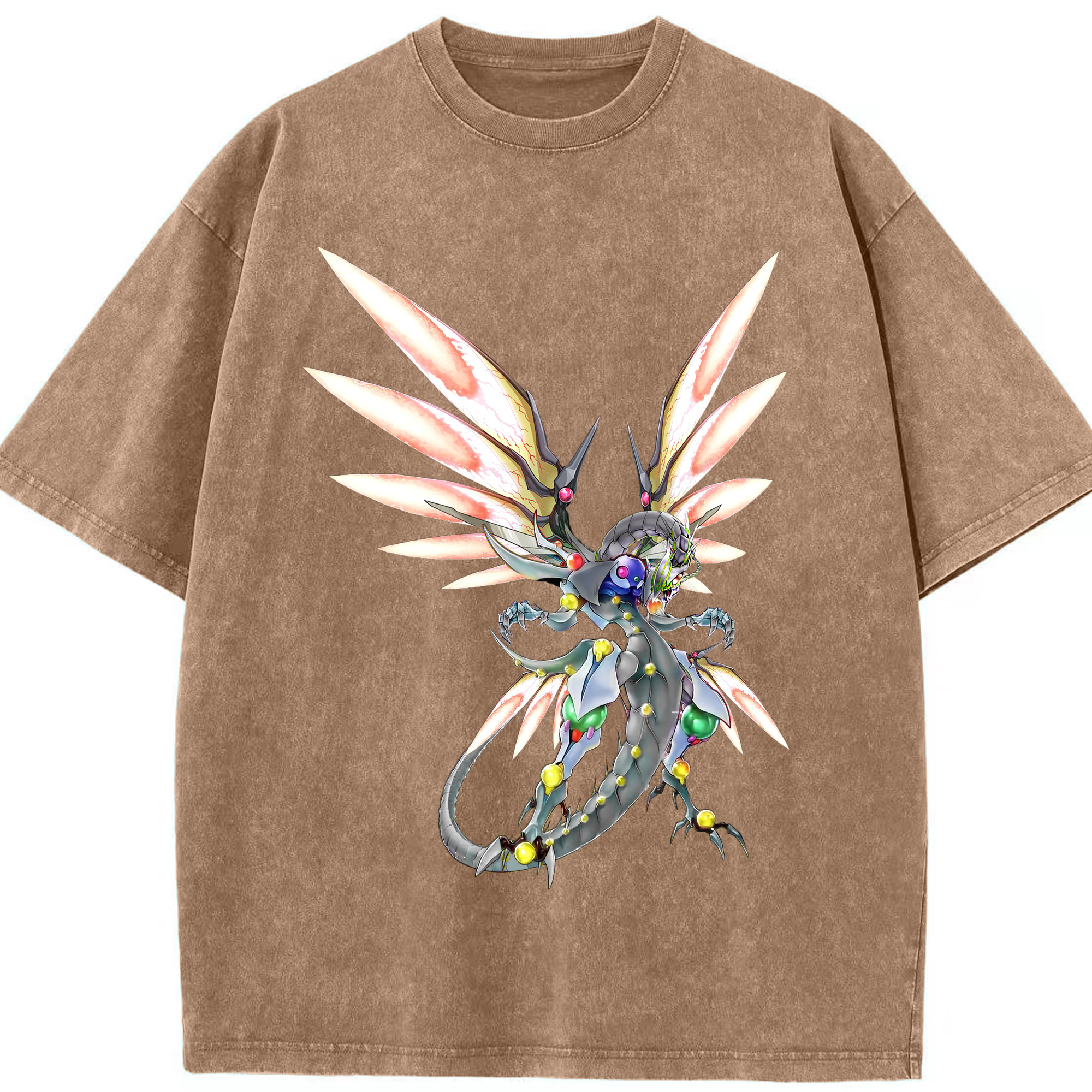（画像用） 遊☆戯☆王 Yu-Gi-Oh! 綿100% ヴィンテージ風 半袖Tシャツ（フロントプリント）