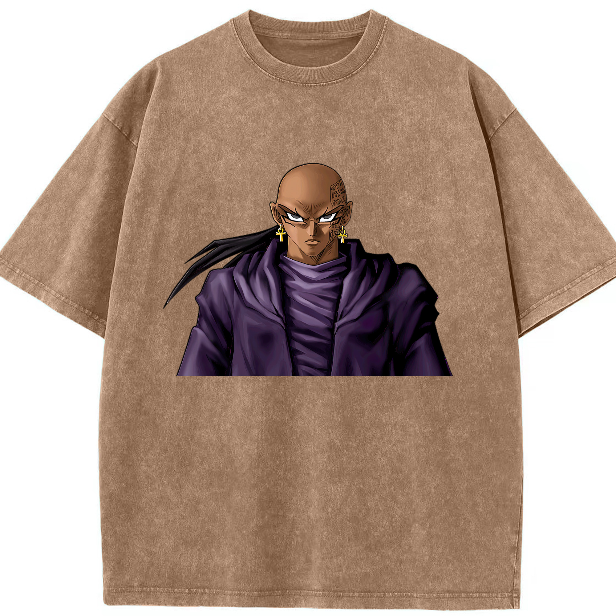 （画像用） 遊☆戯☆王 Yu-Gi-Oh! 綿100% ヴィンテージ風 半袖Tシャツ（フロントプリント）