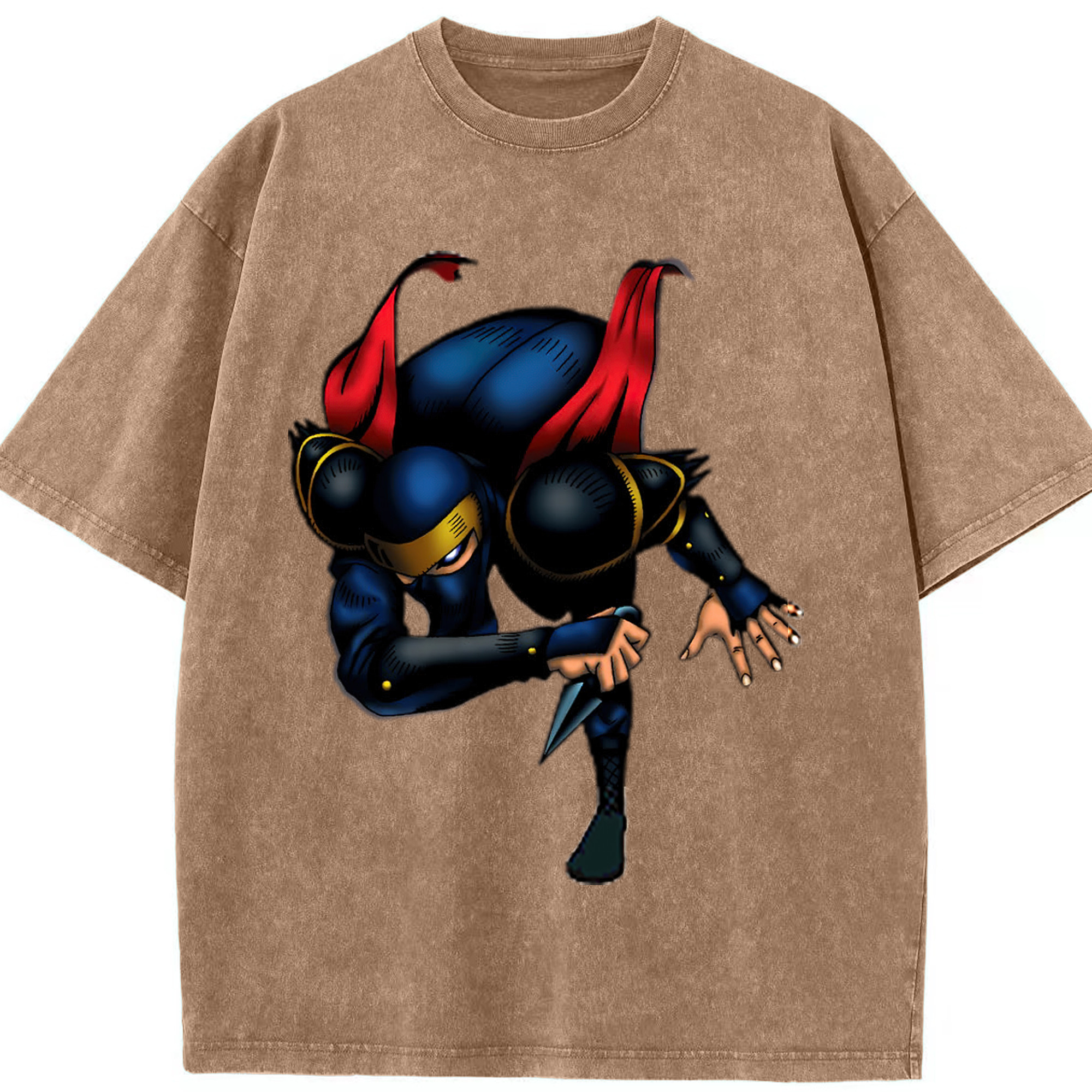 （画像用） 遊☆戯☆王 Yu-Gi-Oh! 綿100% ヴィンテージ風 半袖Tシャツ（フロントプリント）