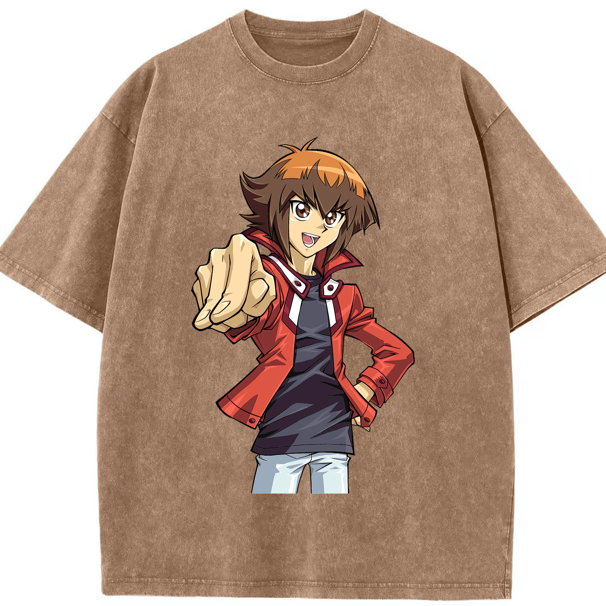 （画像用） 遊☆戯☆王 Yu-Gi-Oh! 綿100% ヴィンテージ風 半袖Tシャツ（フロントプリント）