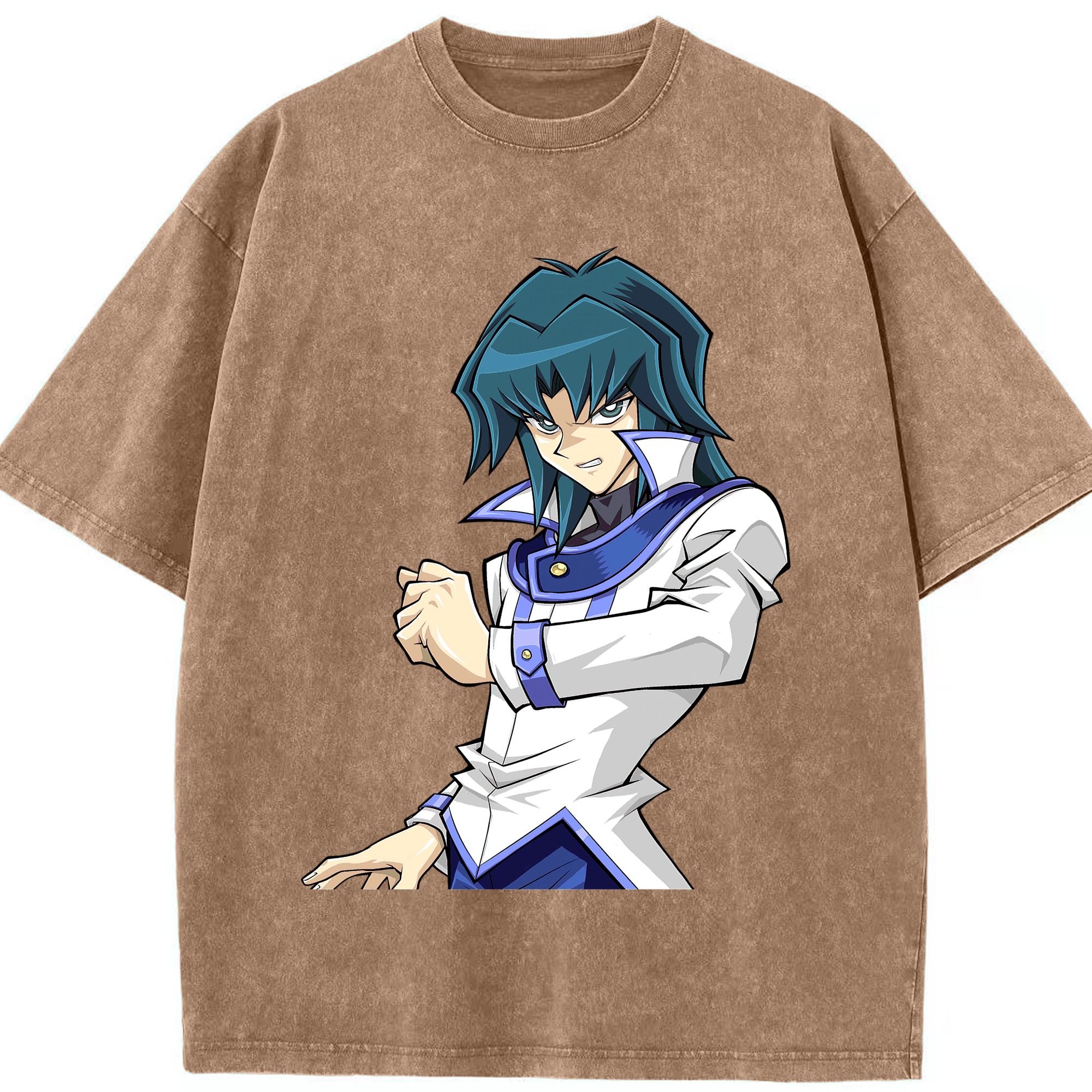 （画像用） 遊☆戯☆王 Yu-Gi-Oh! 綿100% ヴィンテージ風 半袖Tシャツ（フロントプリント）