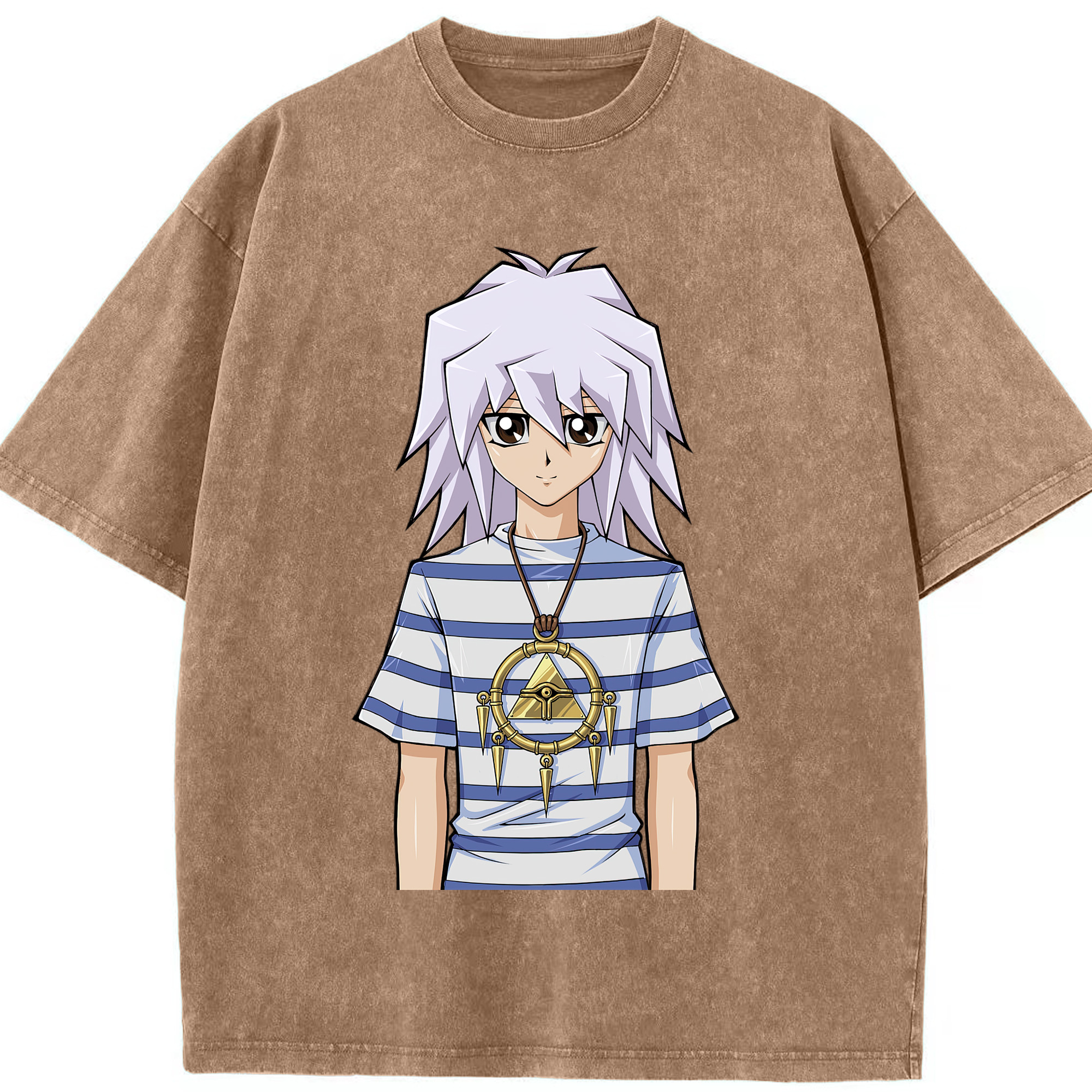 （画像用） 遊☆戯☆王 Yu-Gi-Oh! 綿100% ヴィンテージ風 半袖Tシャツ（フロントプリント）