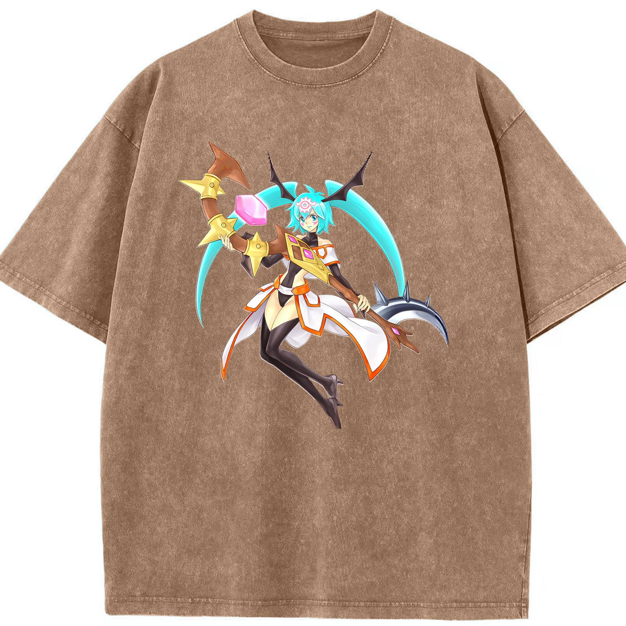 （画像用） 遊☆戯☆王 Yu-Gi-Oh! 綿100% ヴィンテージ風 半袖Tシャツ（フロントプリント）