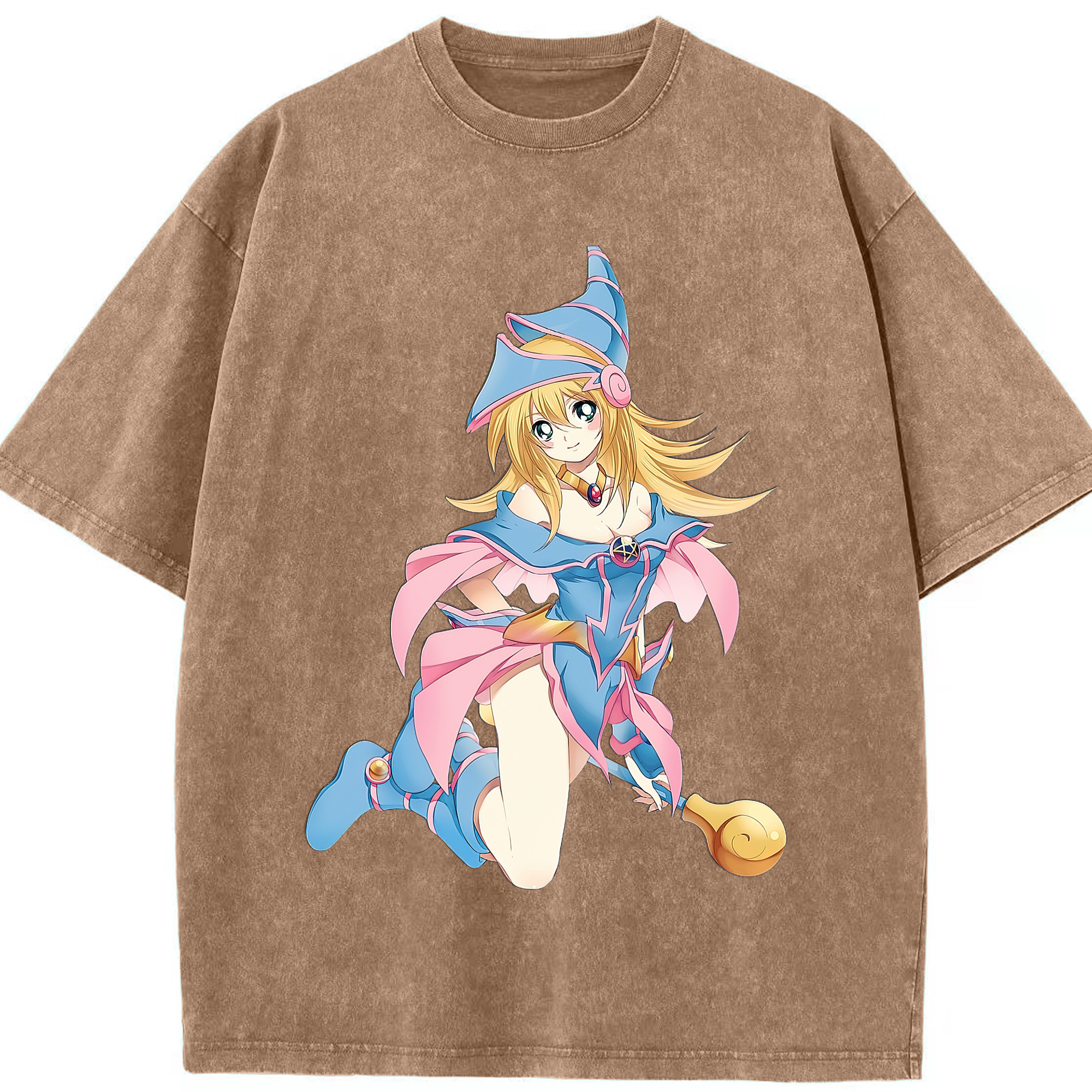 （画像用） 遊☆戯☆王 Yu-Gi-Oh! 綿100% ヴィンテージ風 半袖Tシャツ（フロントプリント）