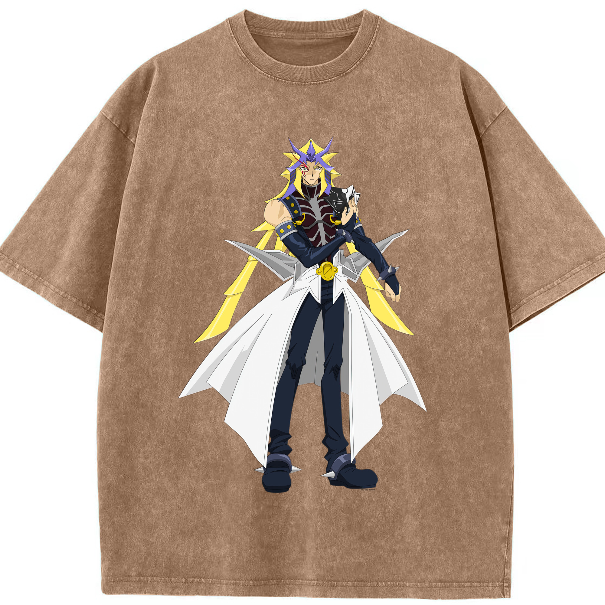 （画像用） 遊☆戯☆王 Yu-Gi-Oh! 綿100% ヴィンテージ風 半袖Tシャツ（フロントプリント）