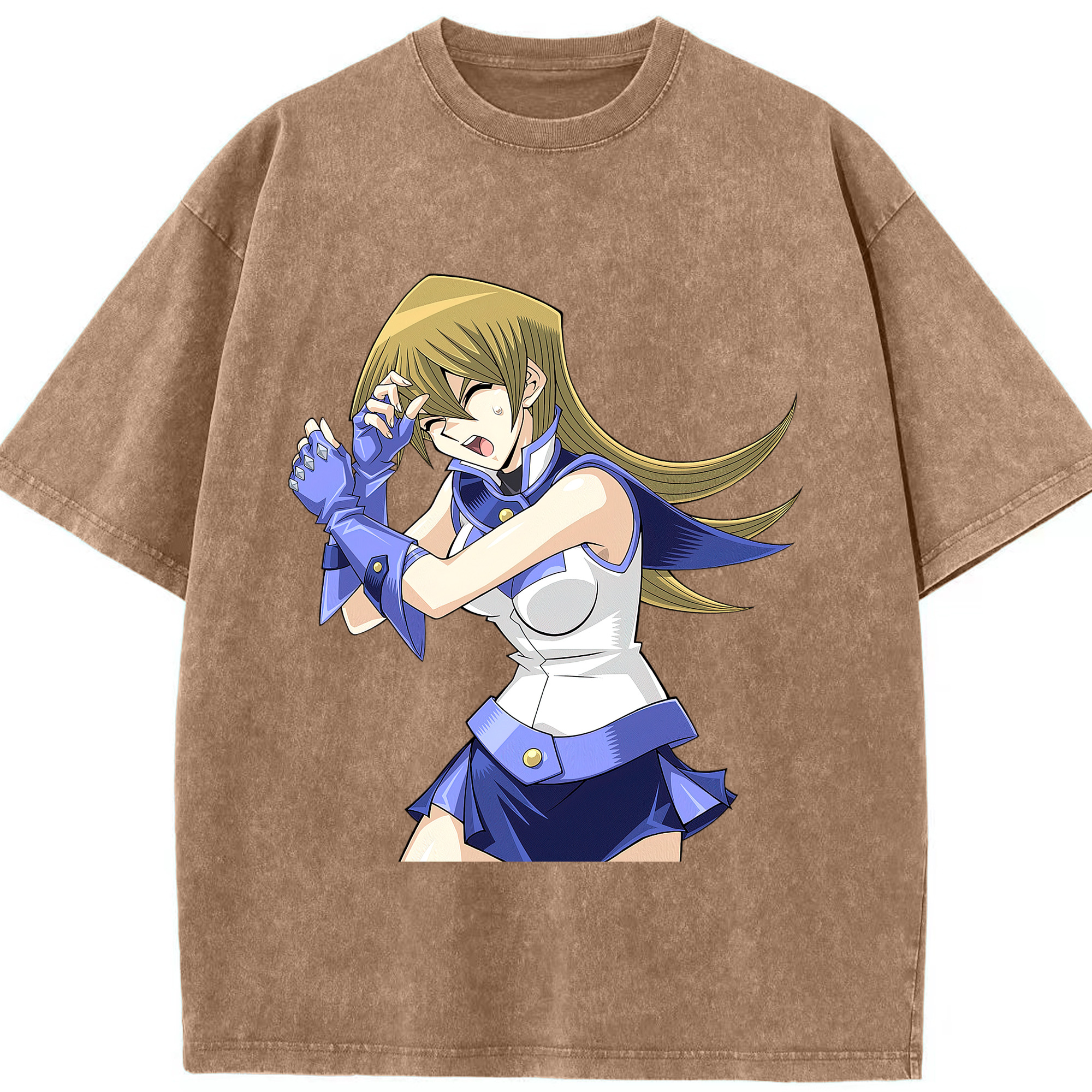 （画像用） 遊☆戯☆王 Yu-Gi-Oh! 綿100% ヴィンテージ風 半袖Tシャツ（フロントプリント）