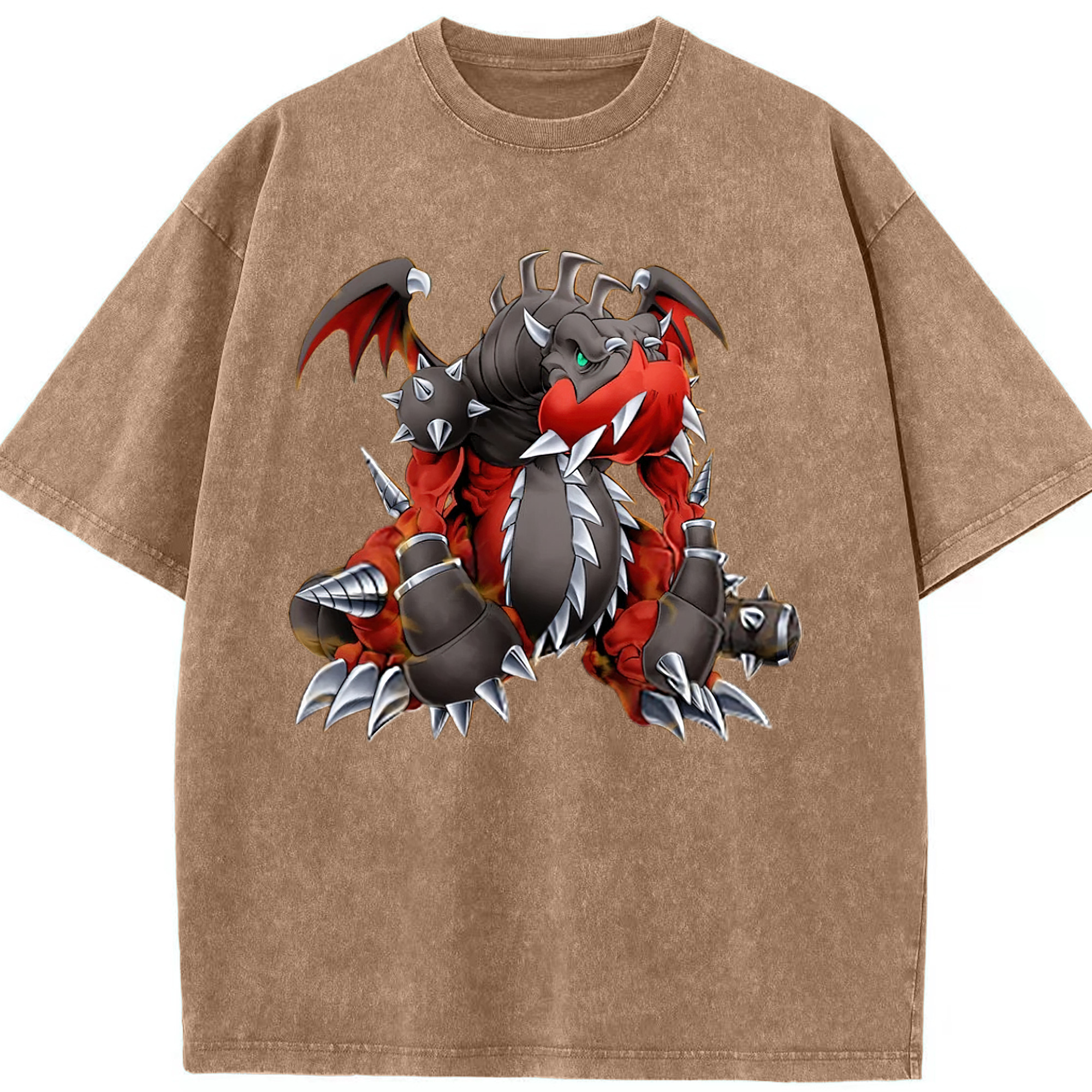 （画像用） 遊☆戯☆王 Yu-Gi-Oh! 綿100% ヴィンテージ風 半袖Tシャツ（フロントプリント）