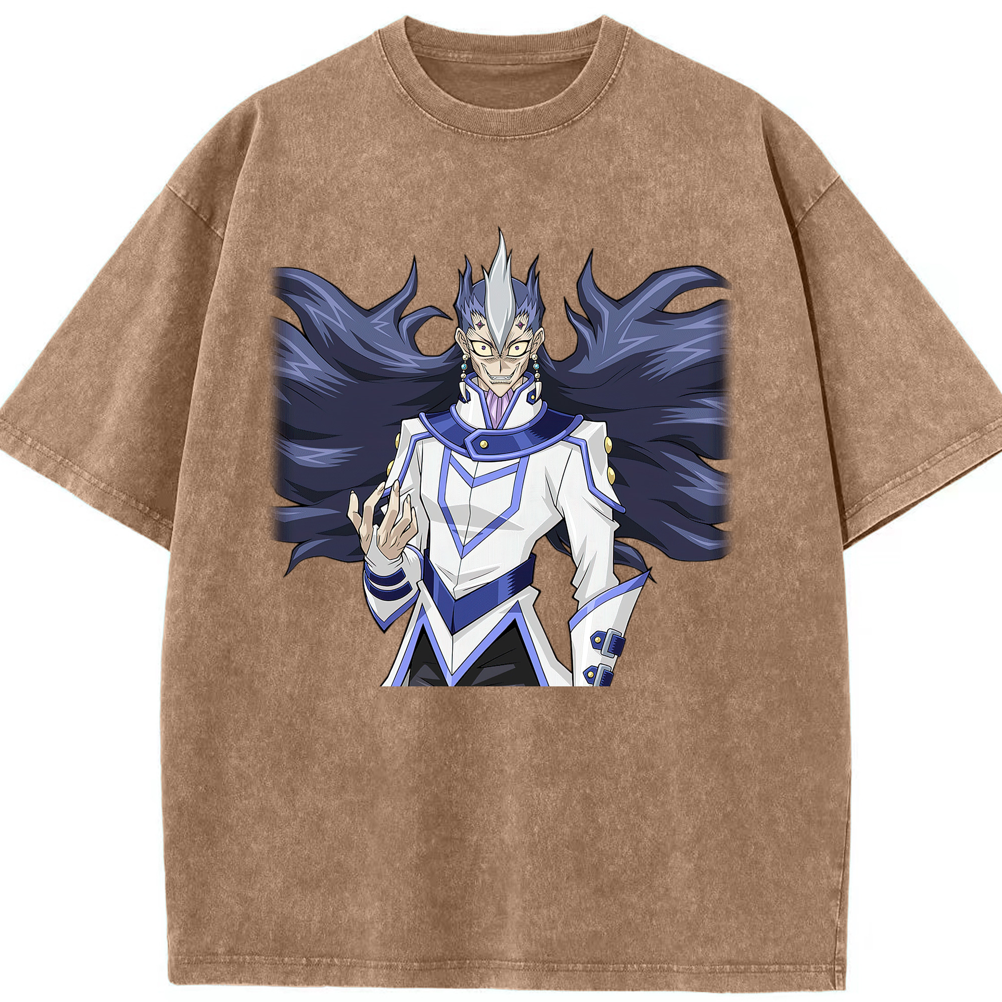 （画像用） 遊☆戯☆王 Yu-Gi-Oh! 綿100% ヴィンテージ風 半袖Tシャツ（フロントプリント）