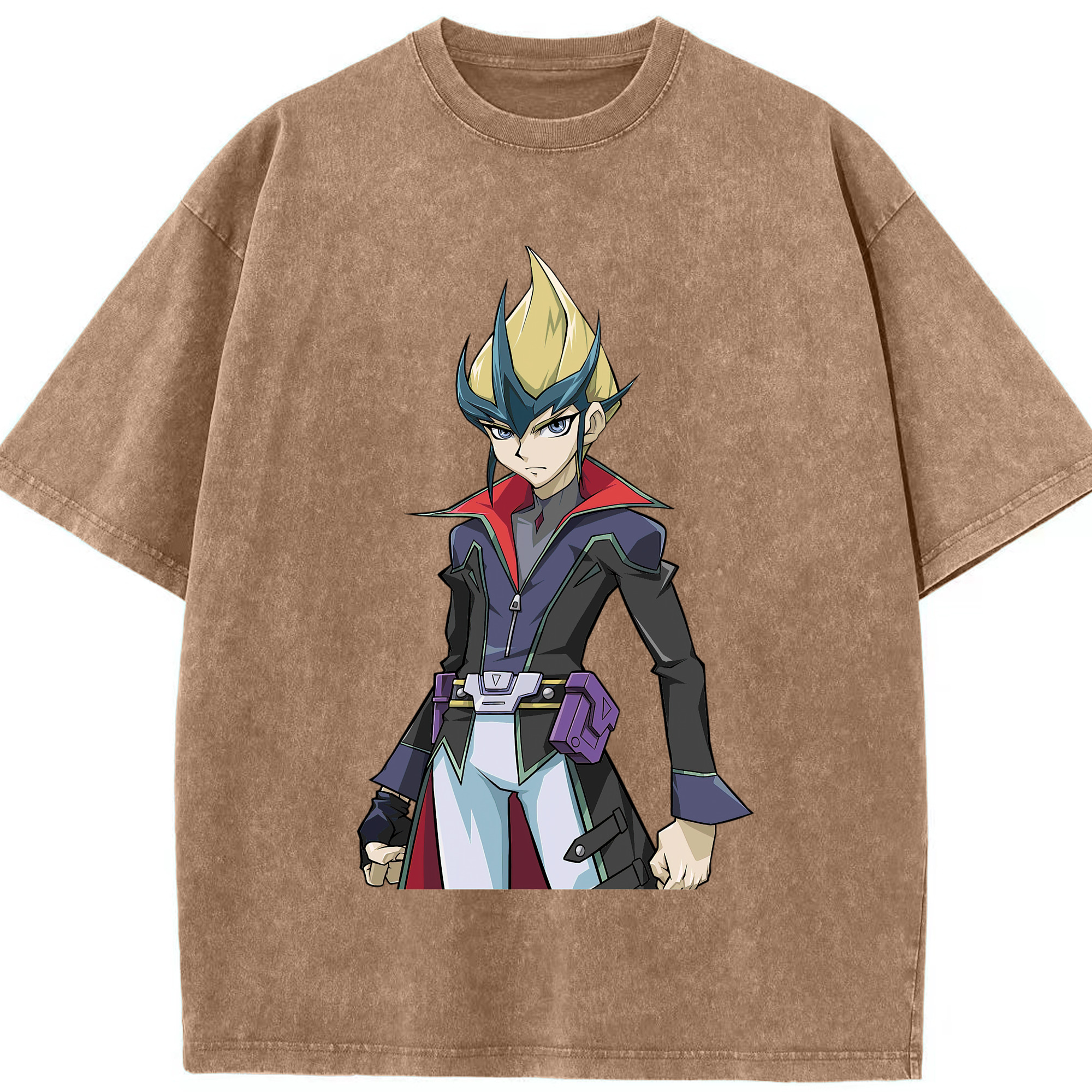 （画像用） 遊☆戯☆王 Yu-Gi-Oh! 綿100% ヴィンテージ風 半袖Tシャツ（フロントプリント）