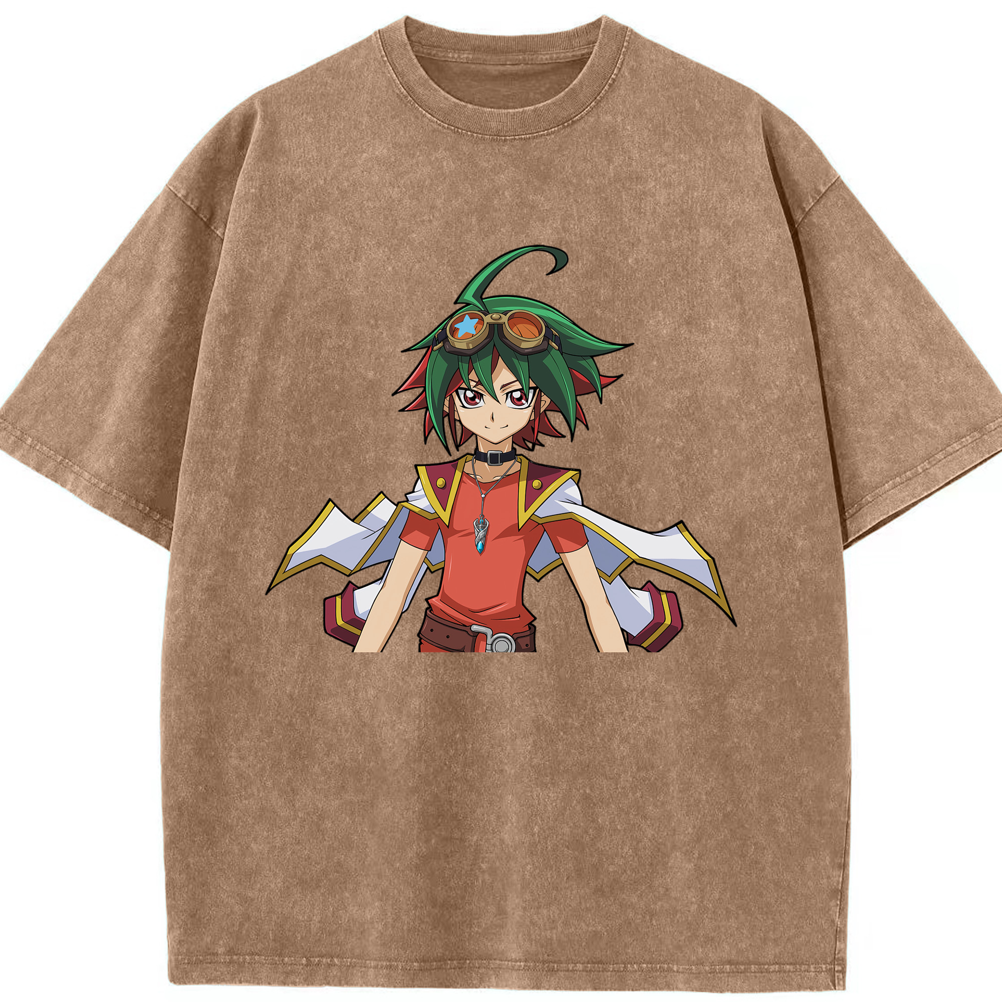 （画像用） 遊☆戯☆王 Yu-Gi-Oh! 綿100% ヴィンテージ風 半袖Tシャツ（フロントプリント）
