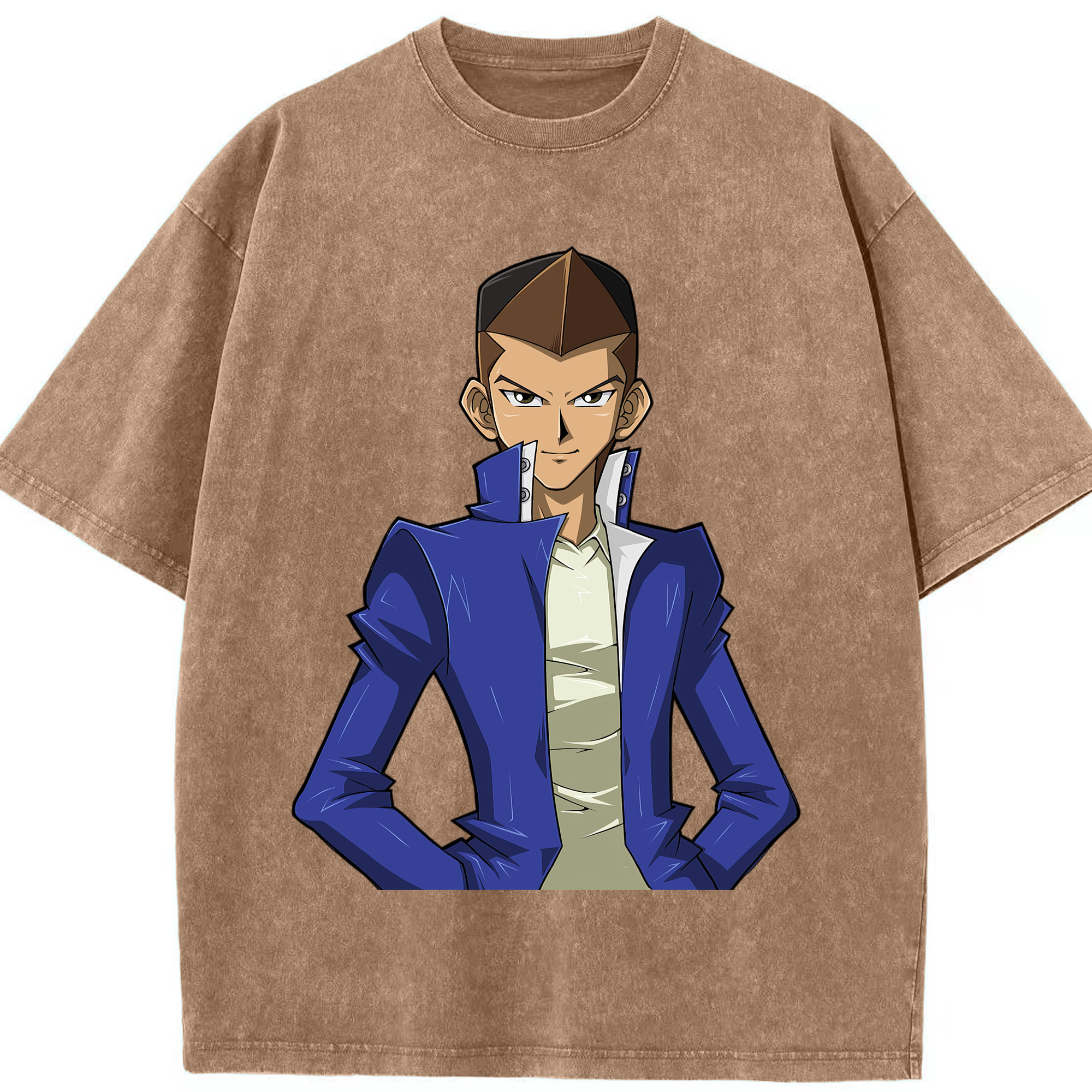 （画像用） 遊☆戯☆王 Yu-Gi-Oh! 綿100% ヴィンテージ風 半袖Tシャツ（フロントプリント）