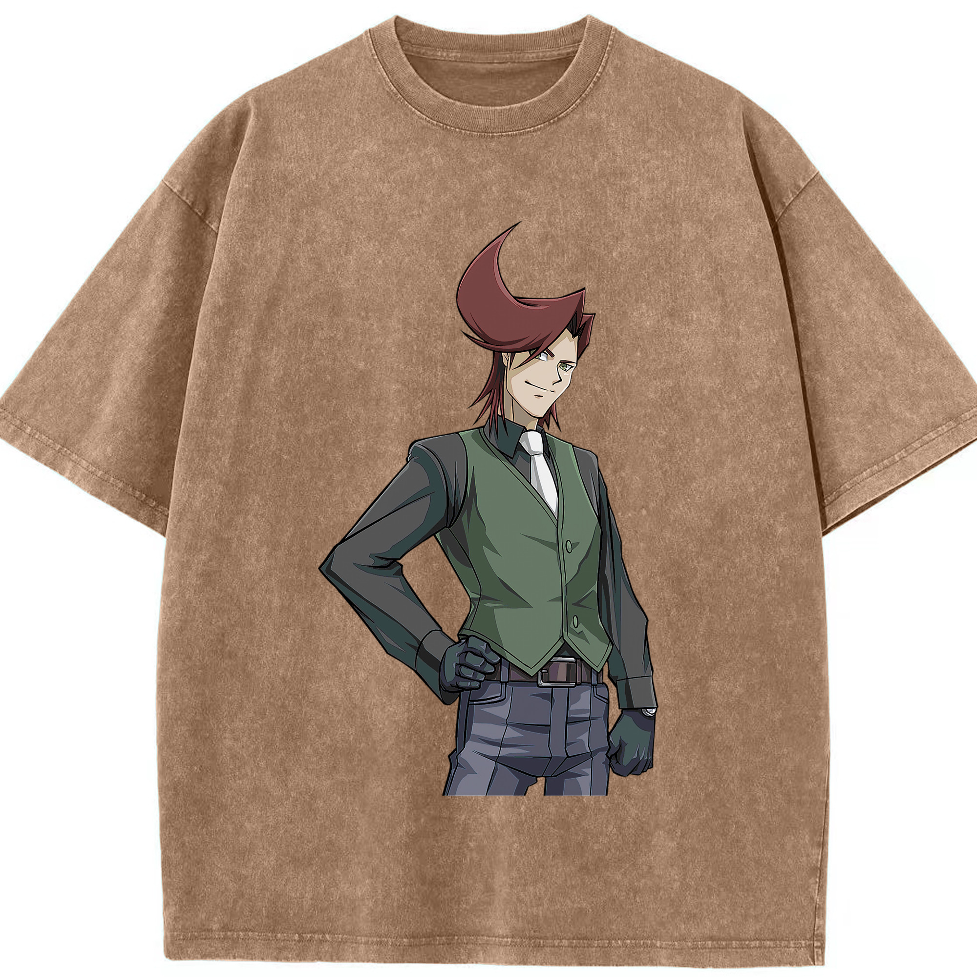 （画像用） 遊☆戯☆王 Yu-Gi-Oh! 綿100% ヴィンテージ風 半袖Tシャツ（フロントプリント）