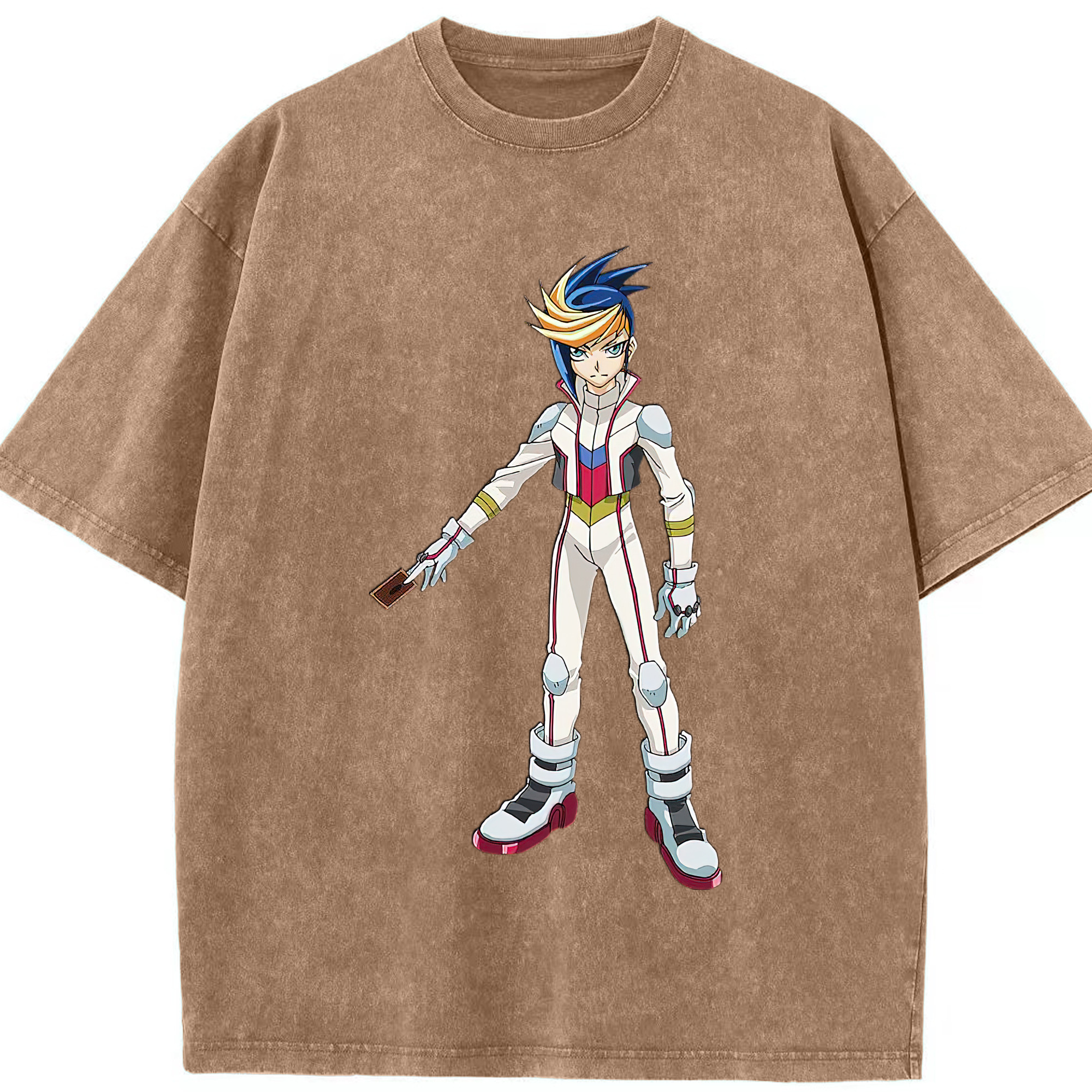 （画像用） 遊☆戯☆王 Yu-Gi-Oh! 綿100% ヴィンテージ風 半袖Tシャツ（フロントプリント）