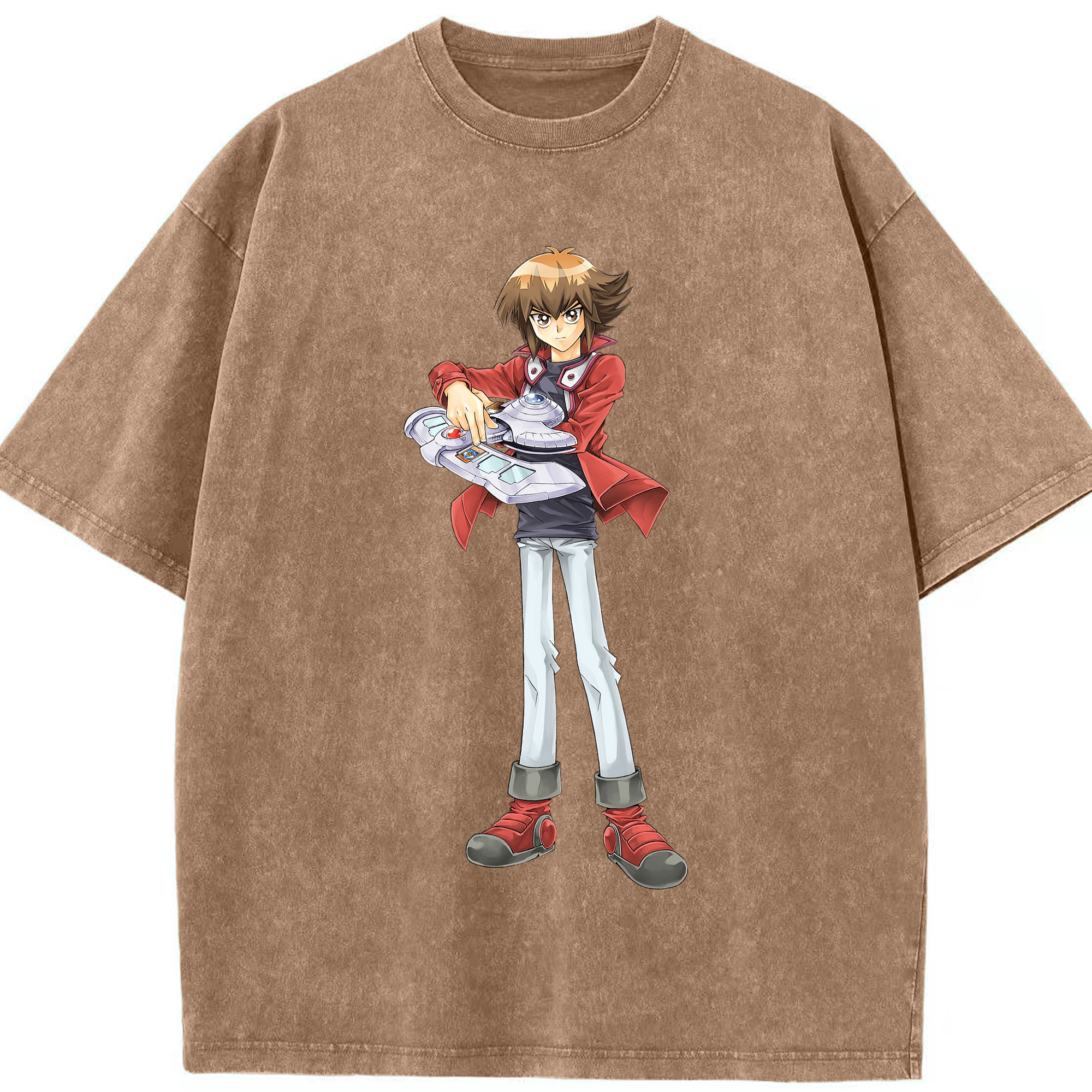 （画像用） 遊☆戯☆王 Yu-Gi-Oh! 綿100% ヴィンテージ風 半袖Tシャツ（フロントプリント）