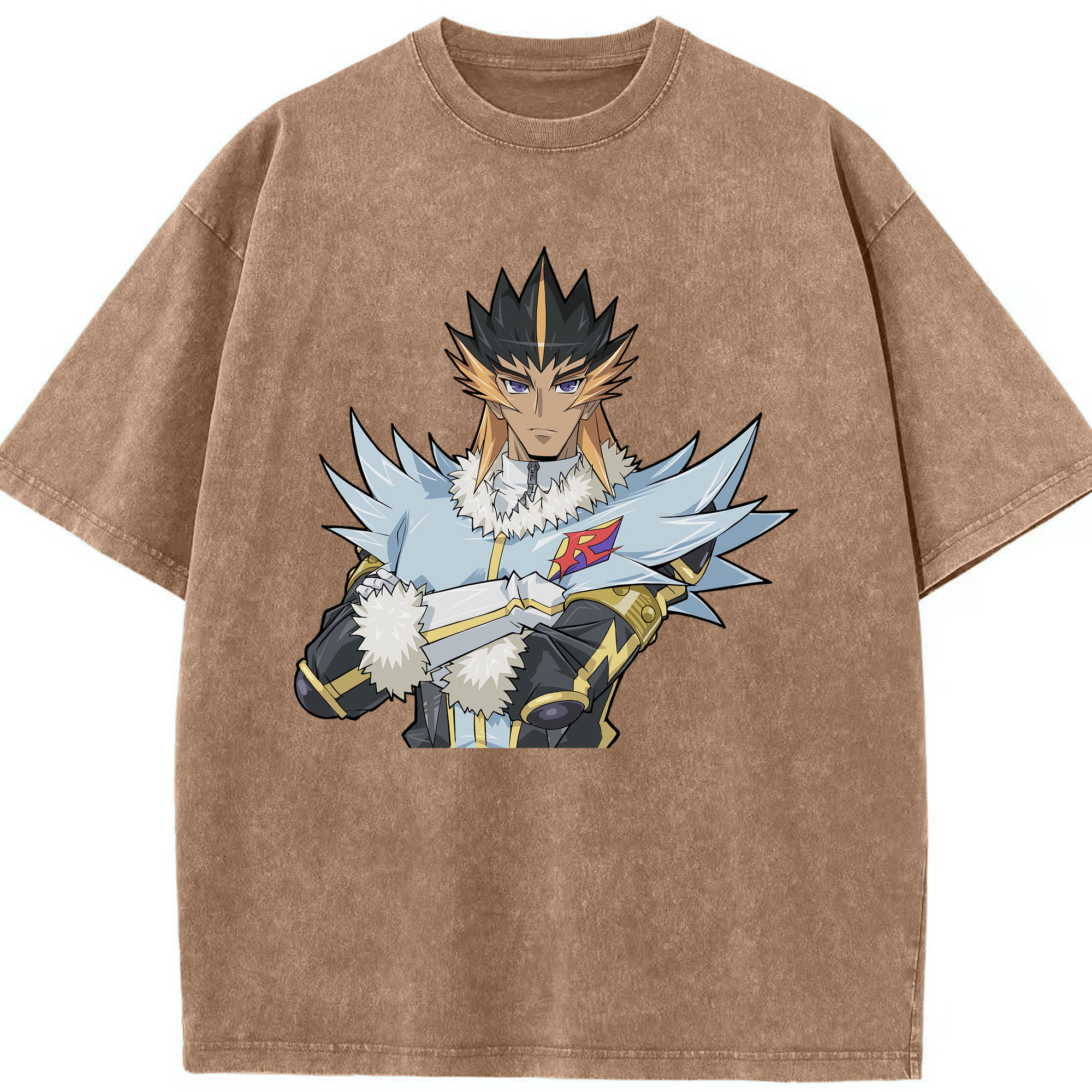 （画像用） 遊☆戯☆王 Yu-Gi-Oh! 綿100% ヴィンテージ風 半袖Tシャツ（フロントプリント）