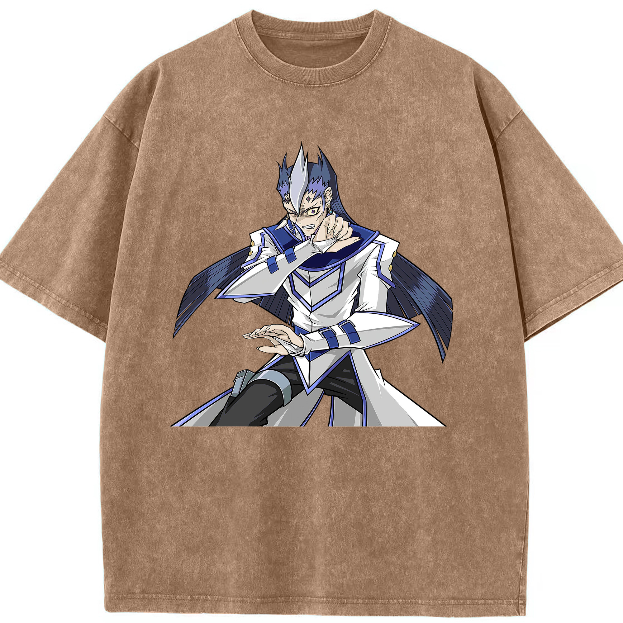 （画像用） 遊☆戯☆王 Yu-Gi-Oh! 綿100% ヴィンテージ風 半袖Tシャツ（フロントプリント）