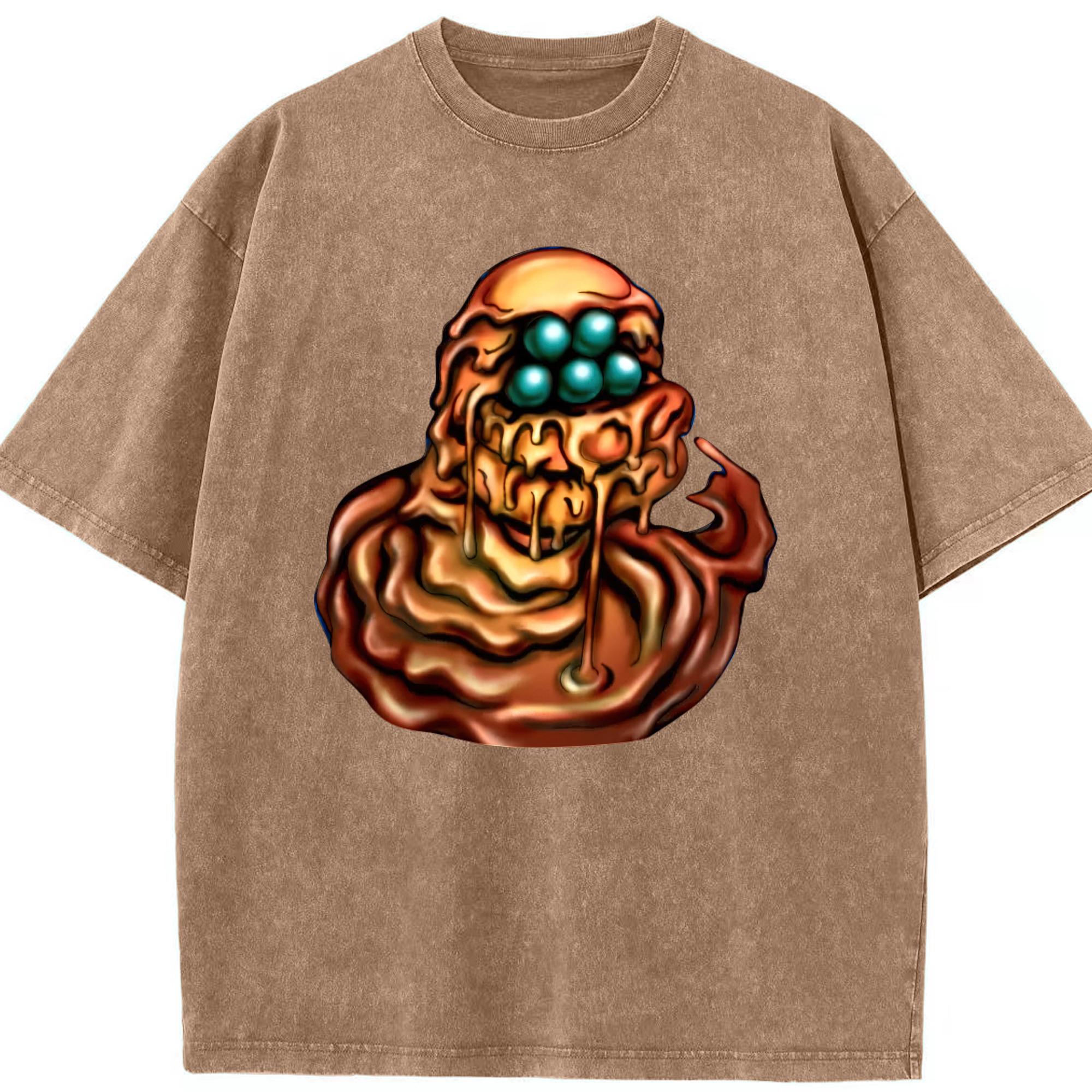 （画像用） 遊☆戯☆王 Yu-Gi-Oh! 綿100% ヴィンテージ風 半袖Tシャツ（フロントプリント）