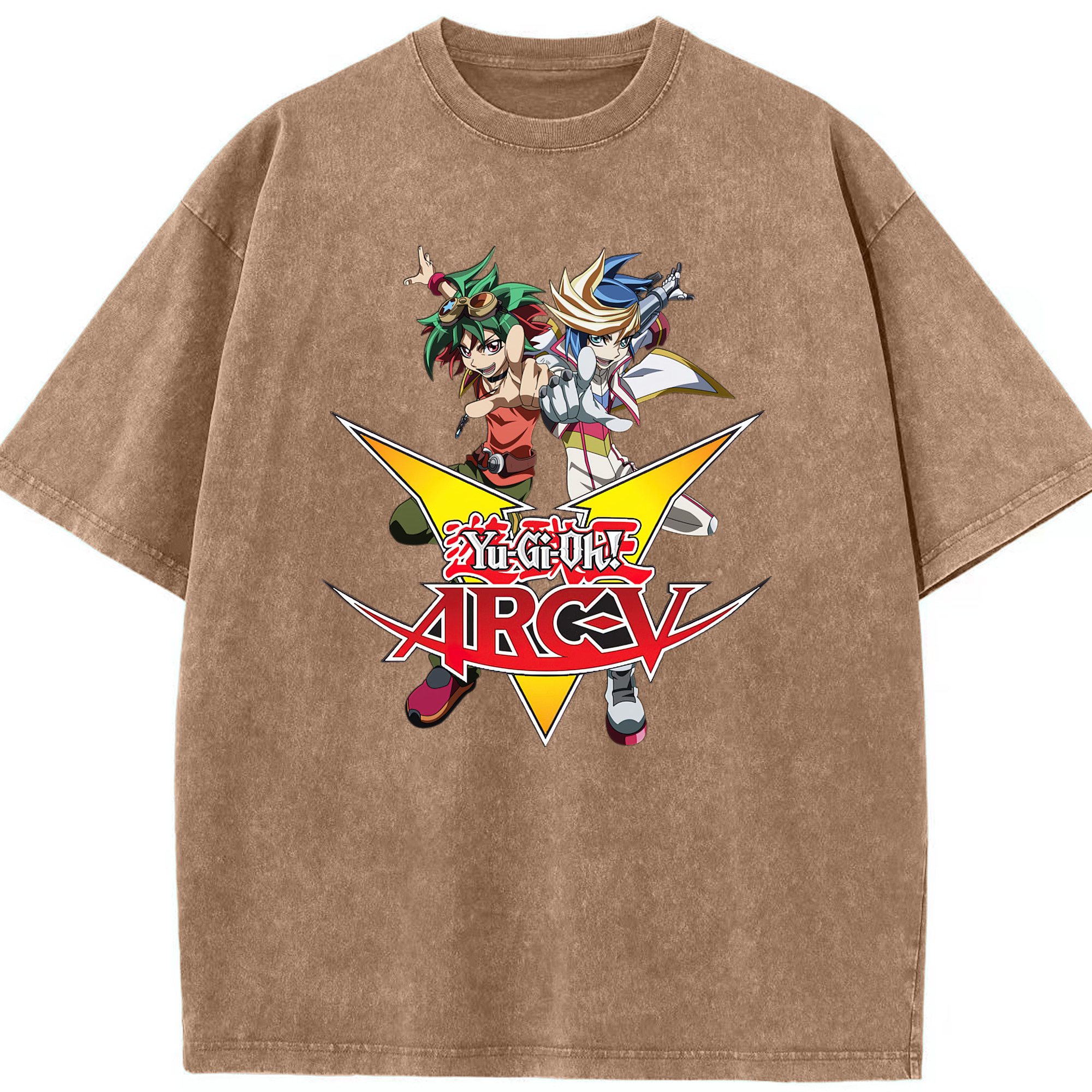 （画像用） 遊☆戯☆王 Yu-Gi-Oh! 綿100% ヴィンテージ風 半袖Tシャツ（フロントプリント）