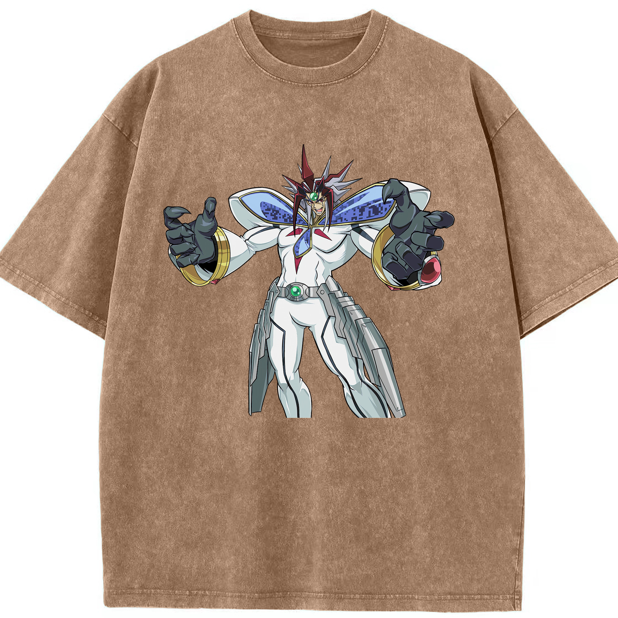 （画像用） 遊☆戯☆王 Yu-Gi-Oh! 綿100% ヴィンテージ風 半袖Tシャツ（フロントプリント）