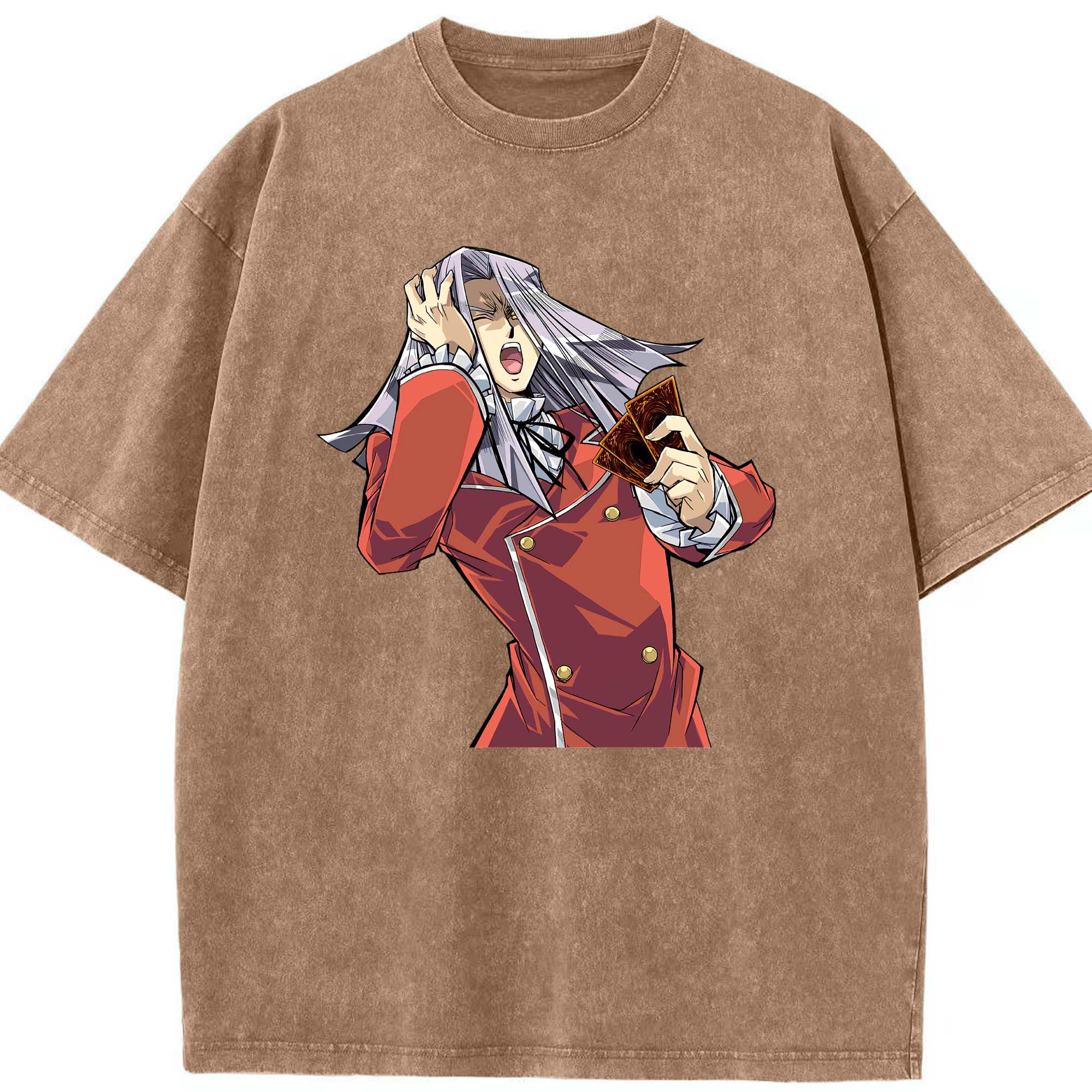 （画像用） 遊☆戯☆王 Yu-Gi-Oh! 綿100% ヴィンテージ風 半袖Tシャツ（フロントプリント）