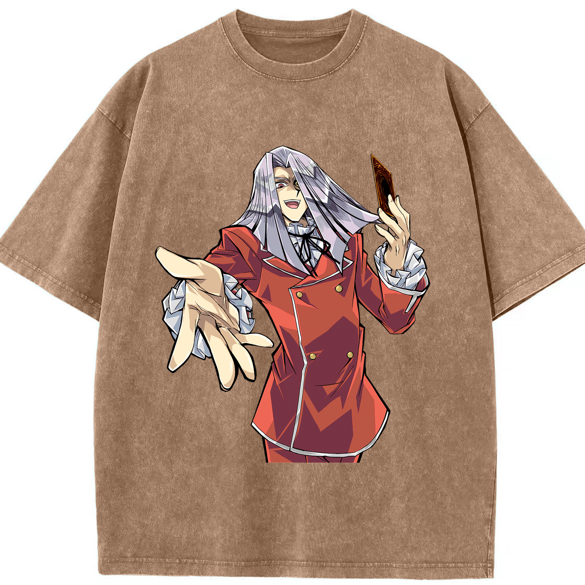 （画像用） 遊☆戯☆王 Yu-Gi-Oh! 綿100% ヴィンテージ風 半袖Tシャツ（フロントプリント）