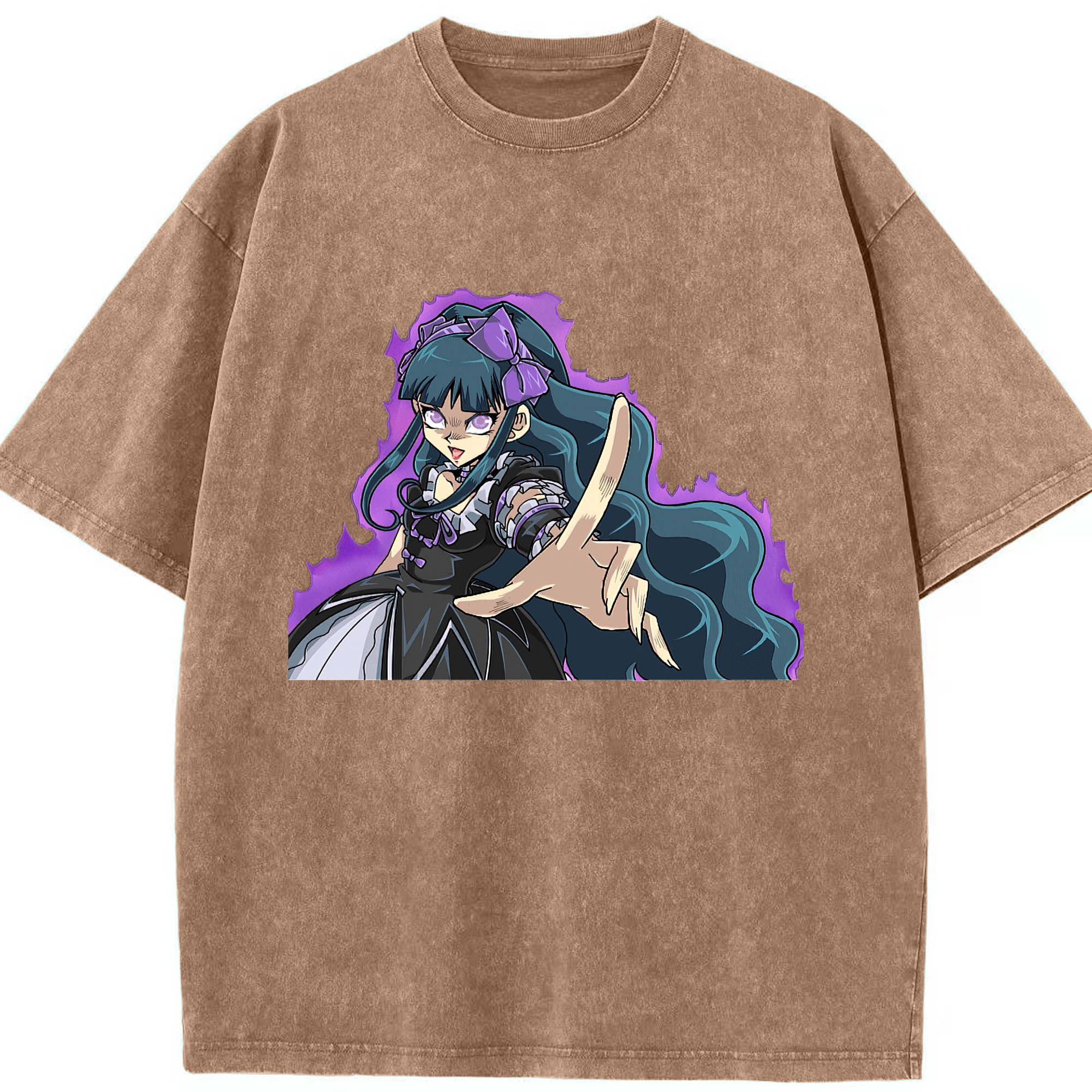 （画像用） 遊☆戯☆王 Yu-Gi-Oh! 綿100% ヴィンテージ風 半袖Tシャツ（フロントプリント）