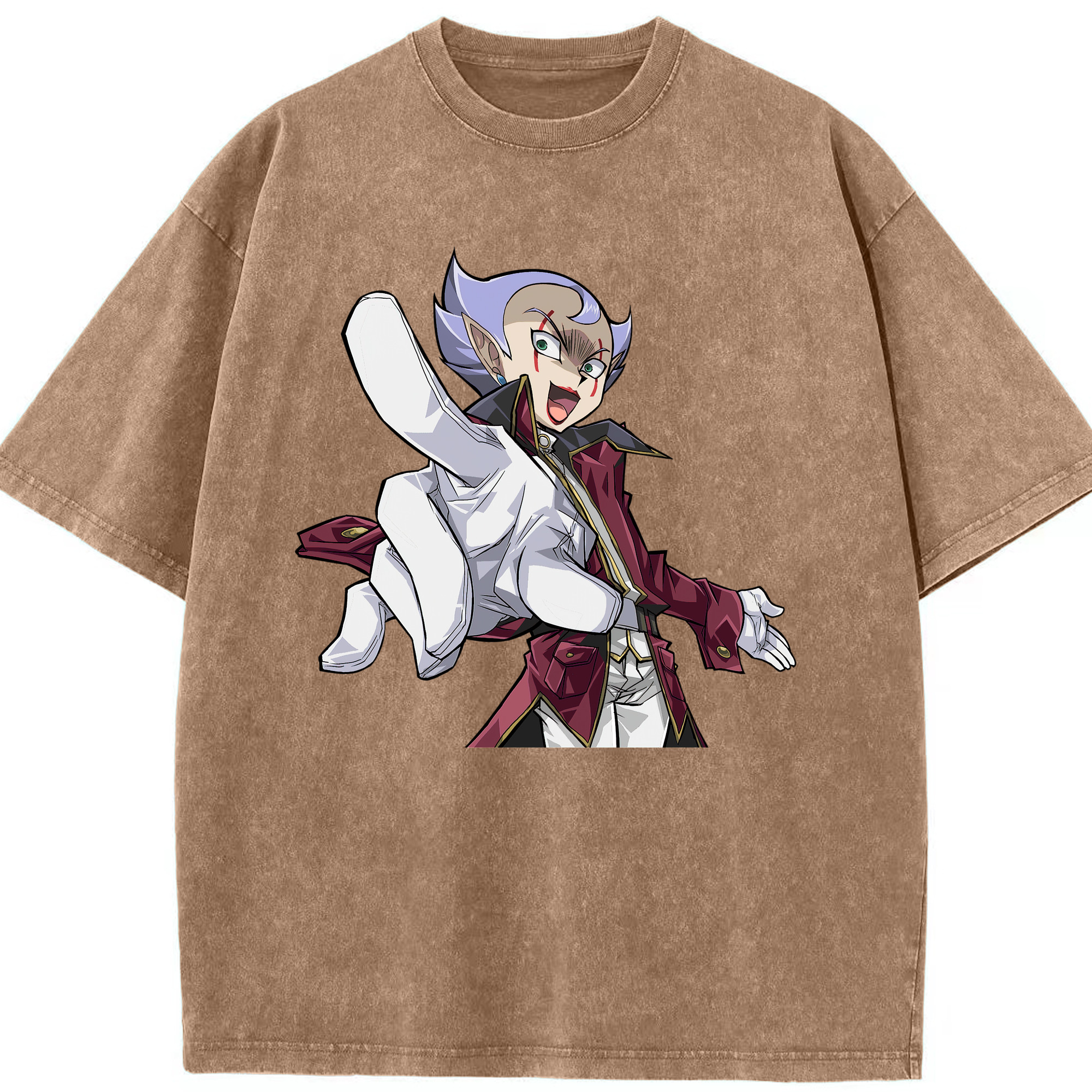（画像用） 遊☆戯☆王 Yu-Gi-Oh! 綿100% ヴィンテージ風 半袖Tシャツ（フロントプリント）