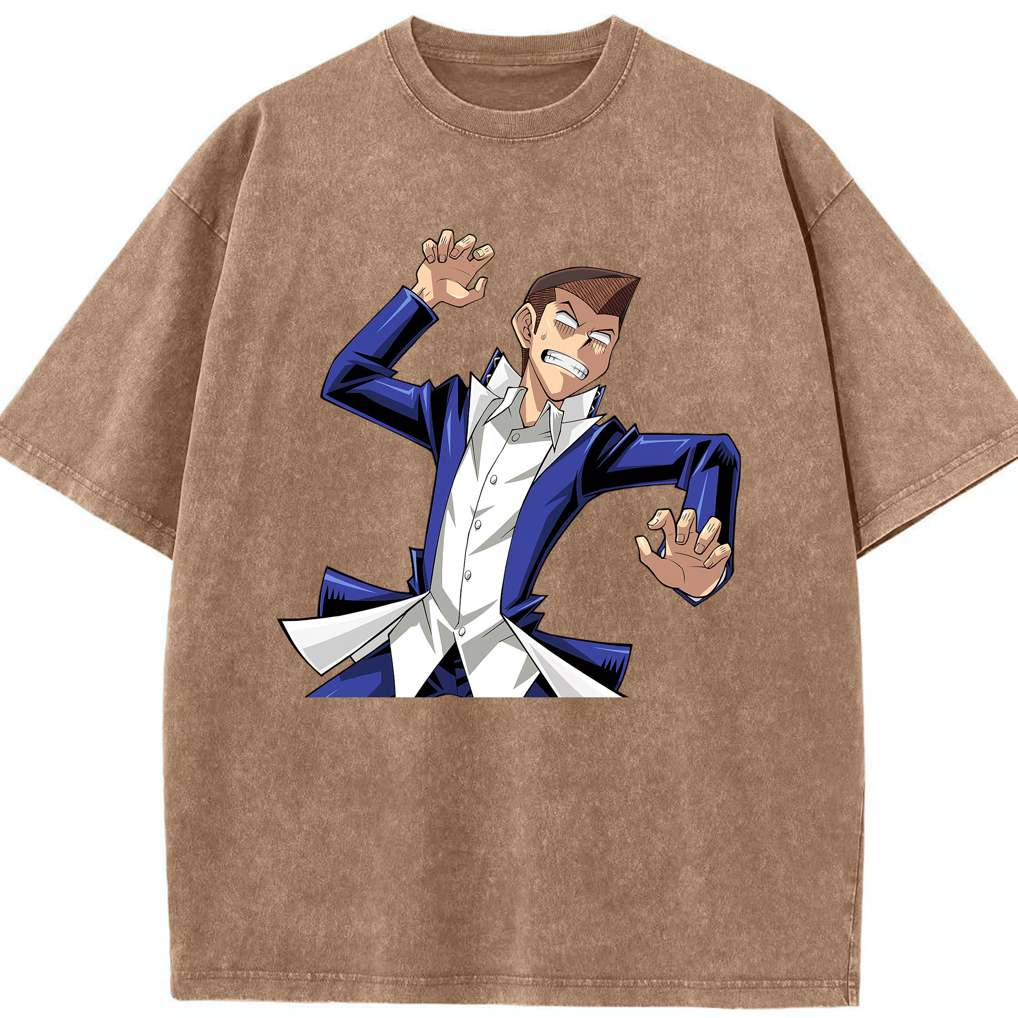 （画像用） 遊☆戯☆王 Yu-Gi-Oh! 綿100% ヴィンテージ風 半袖Tシャツ（フロントプリント）