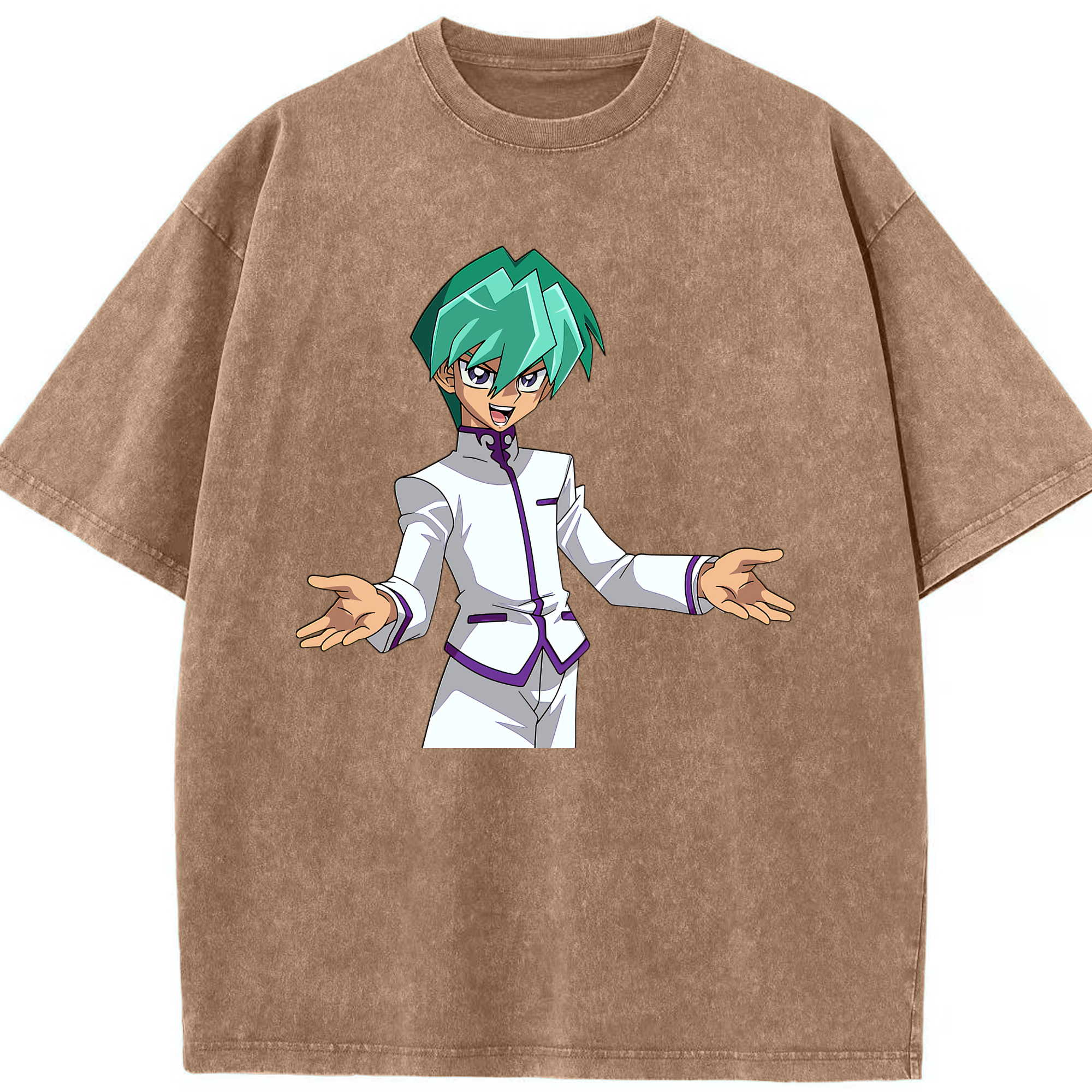 （画像用） 遊☆戯☆王 Yu-Gi-Oh! 綿100% ヴィンテージ風 半袖Tシャツ（フロントプリント）