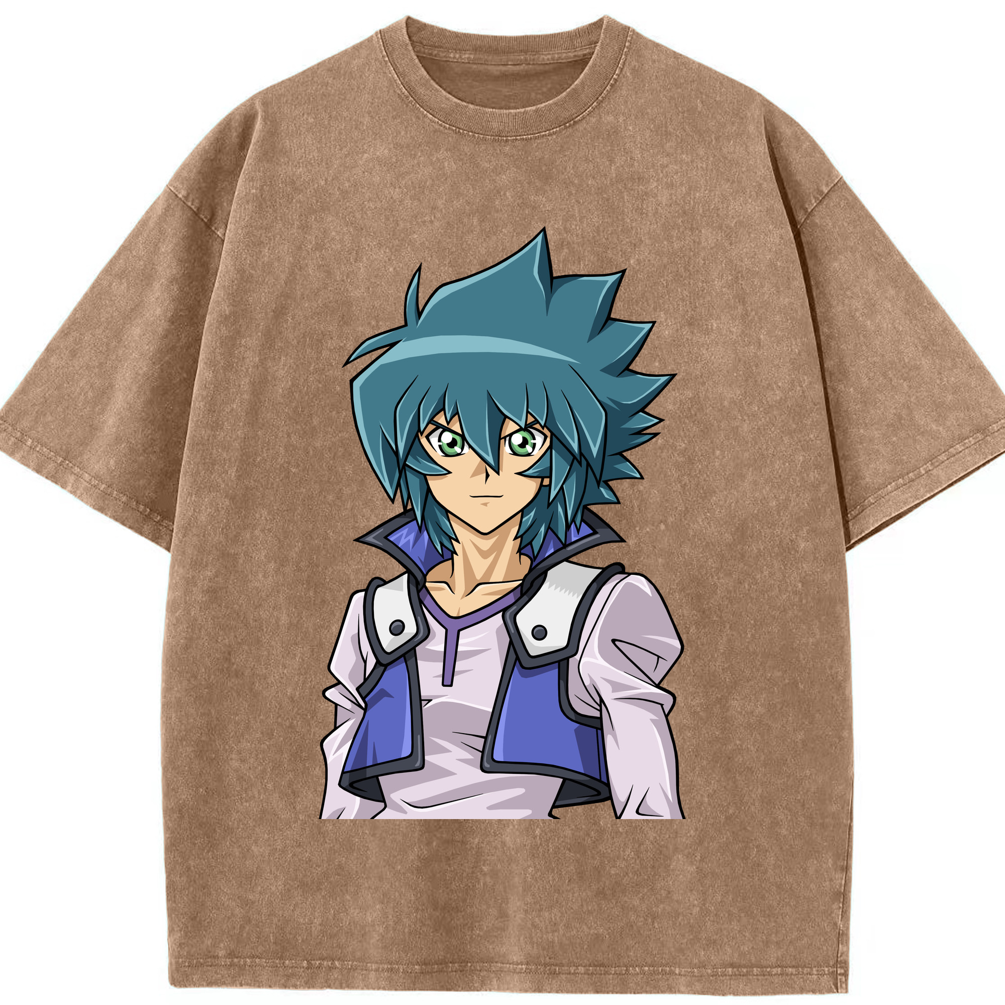 （画像用） 遊☆戯☆王 Yu-Gi-Oh! 綿100% ヴィンテージ風 半袖Tシャツ（フロントプリント）