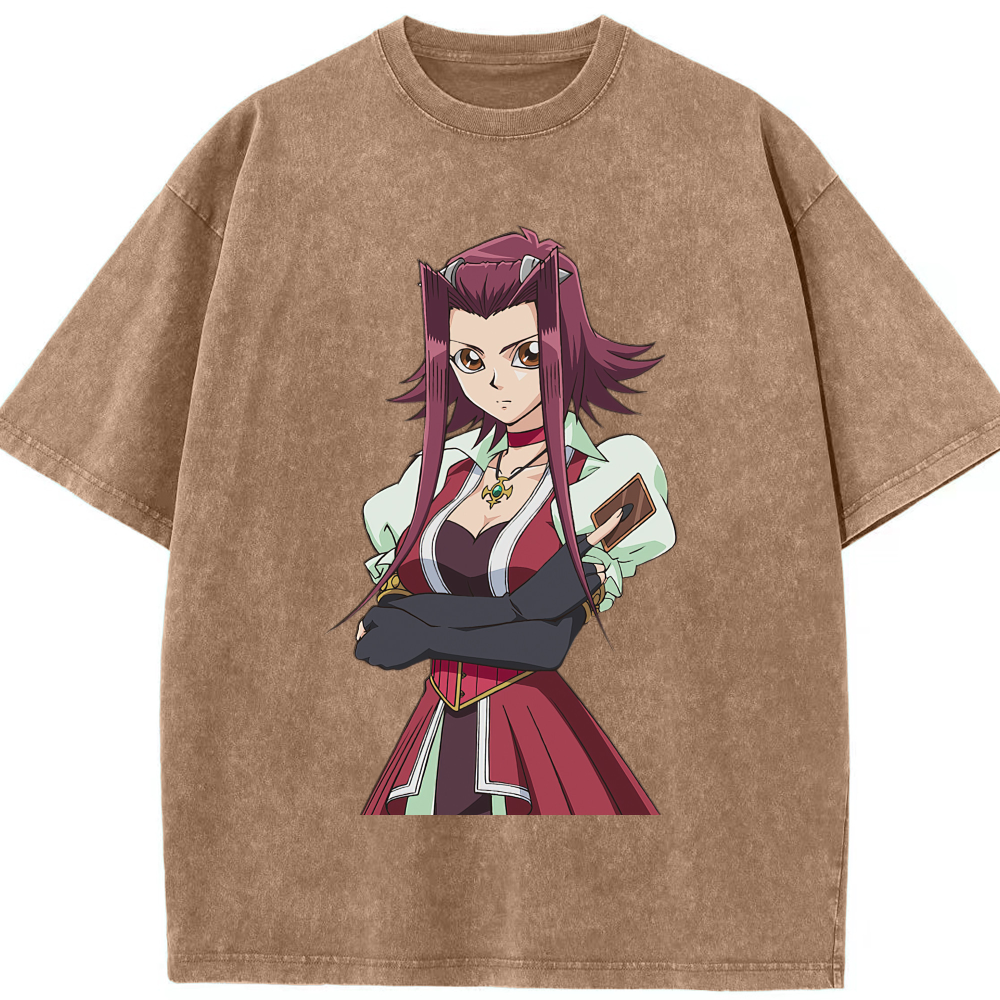 （画像用） 遊☆戯☆王 Yu-Gi-Oh! 綿100% ヴィンテージ風 半袖Tシャツ（フロントプリント）