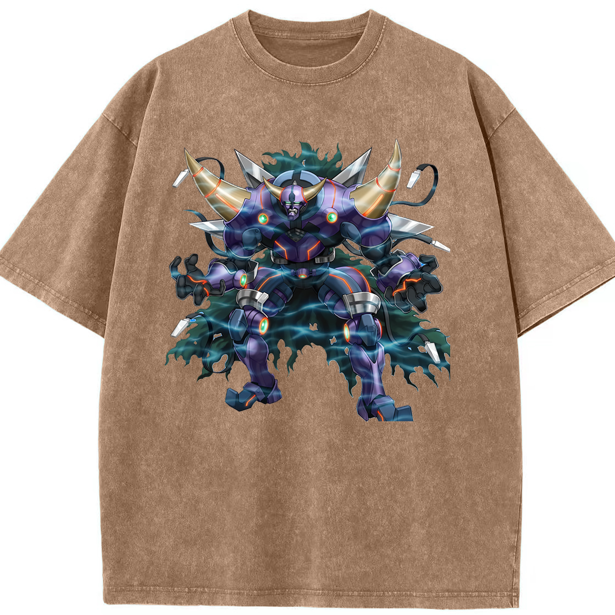 （画像用） 遊☆戯☆王 Yu-Gi-Oh! 綿100% ヴィンテージ風 半袖Tシャツ（フロントプリント）