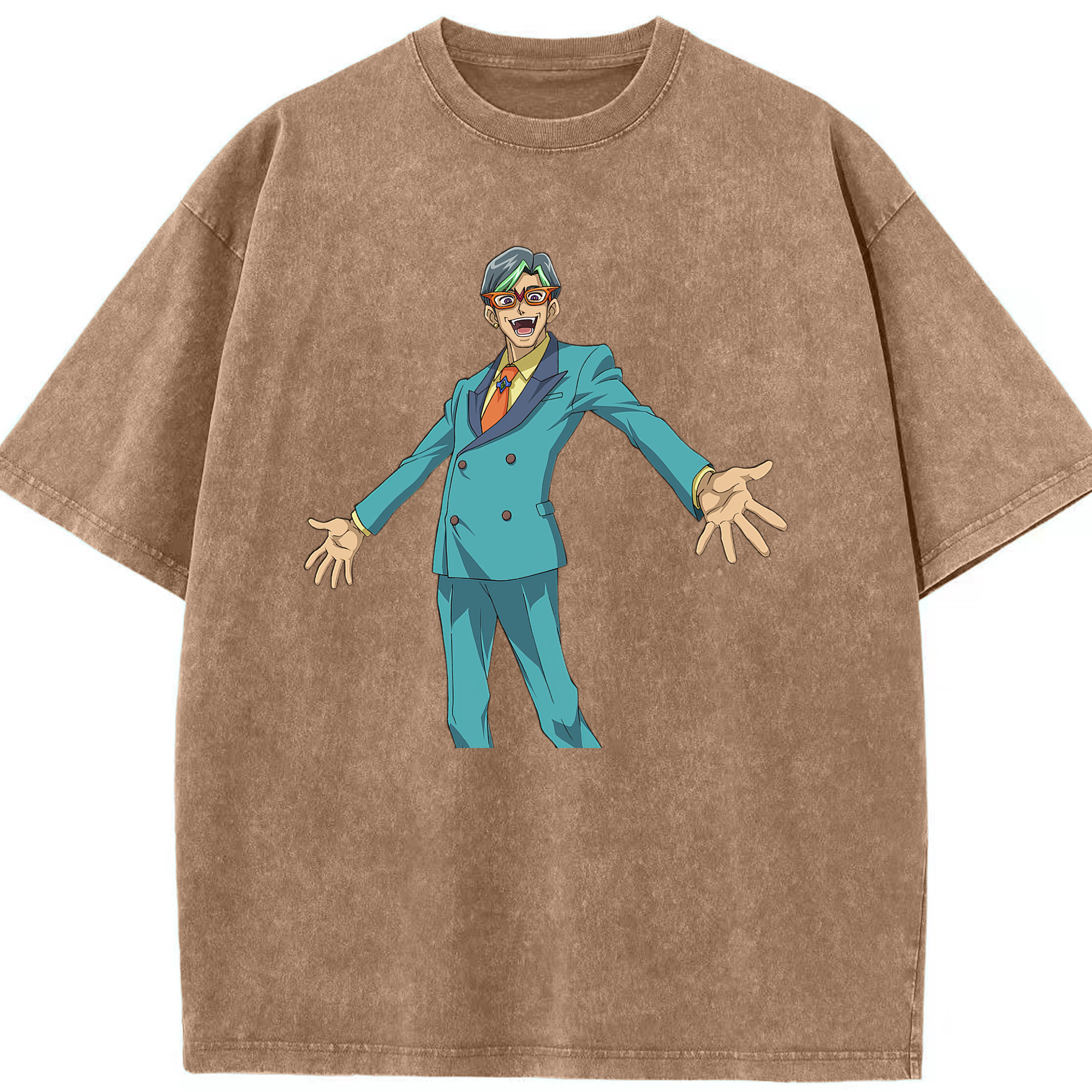（画像用） 遊☆戯☆王 Yu-Gi-Oh! 綿100% ヴィンテージ風 半袖Tシャツ（フロントプリント）