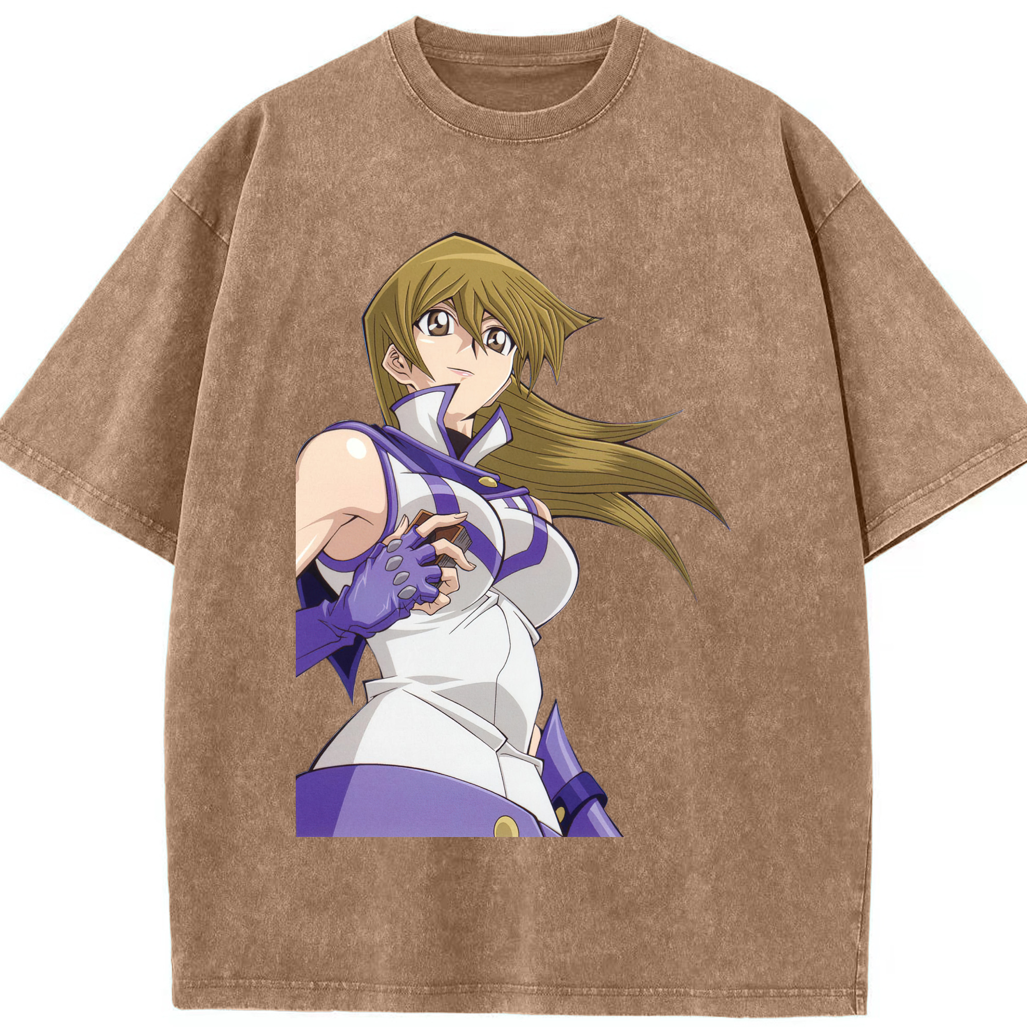 （画像用） 遊☆戯☆王 Yu-Gi-Oh! 綿100% ヴィンテージ風 半袖Tシャツ（フロントプリント）