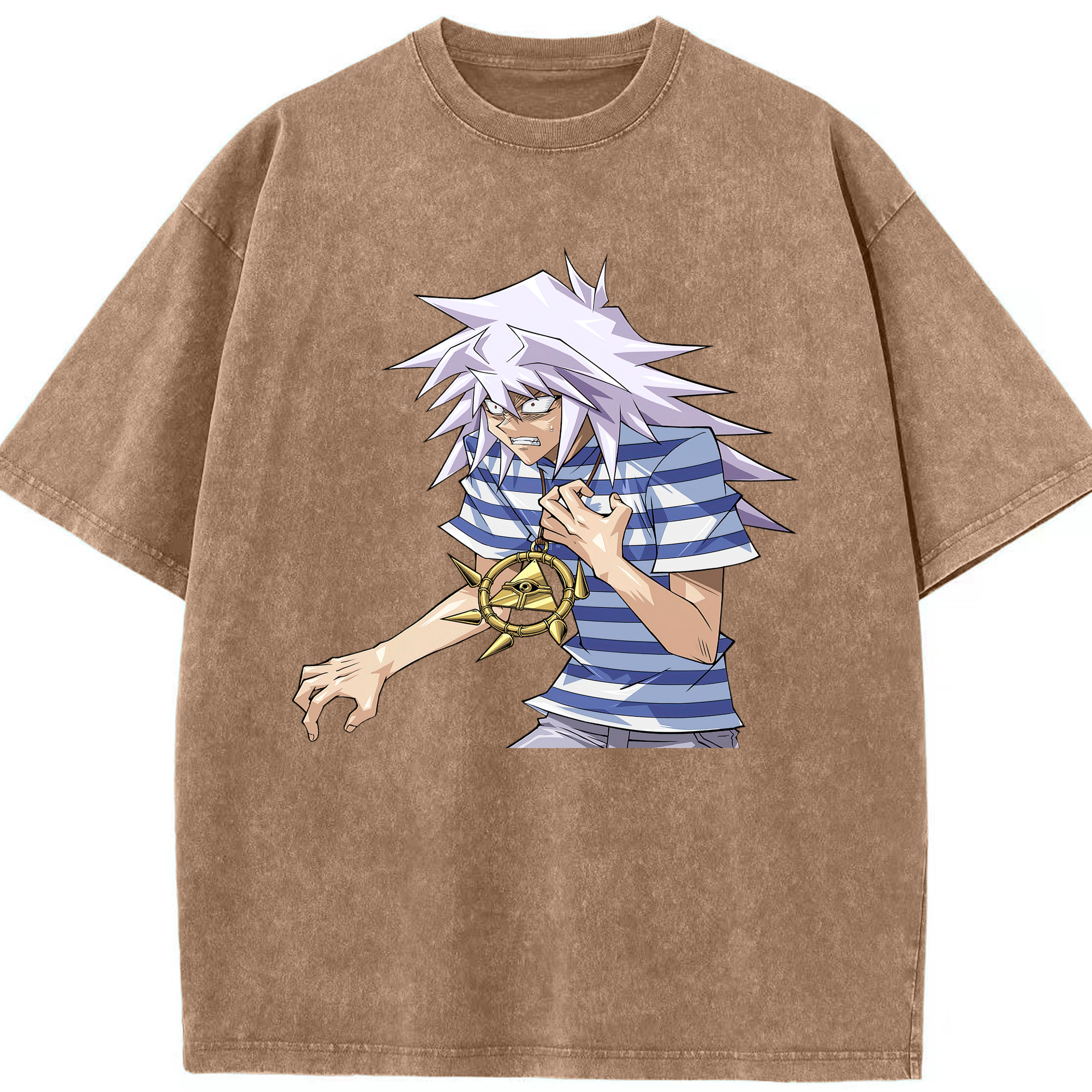 （画像用） 遊☆戯☆王 Yu-Gi-Oh! 綿100% ヴィンテージ風 半袖Tシャツ（フロントプリント）
