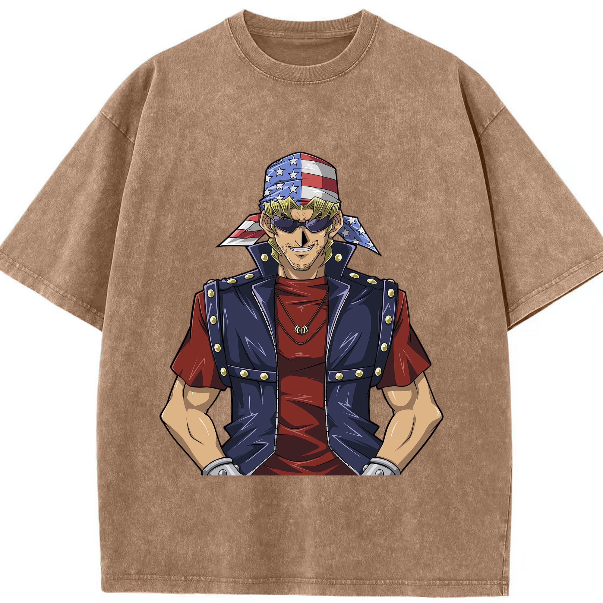 （画像用） 遊☆戯☆王 Yu-Gi-Oh! 綿100% ヴィンテージ風 半袖Tシャツ（フロントプリント）