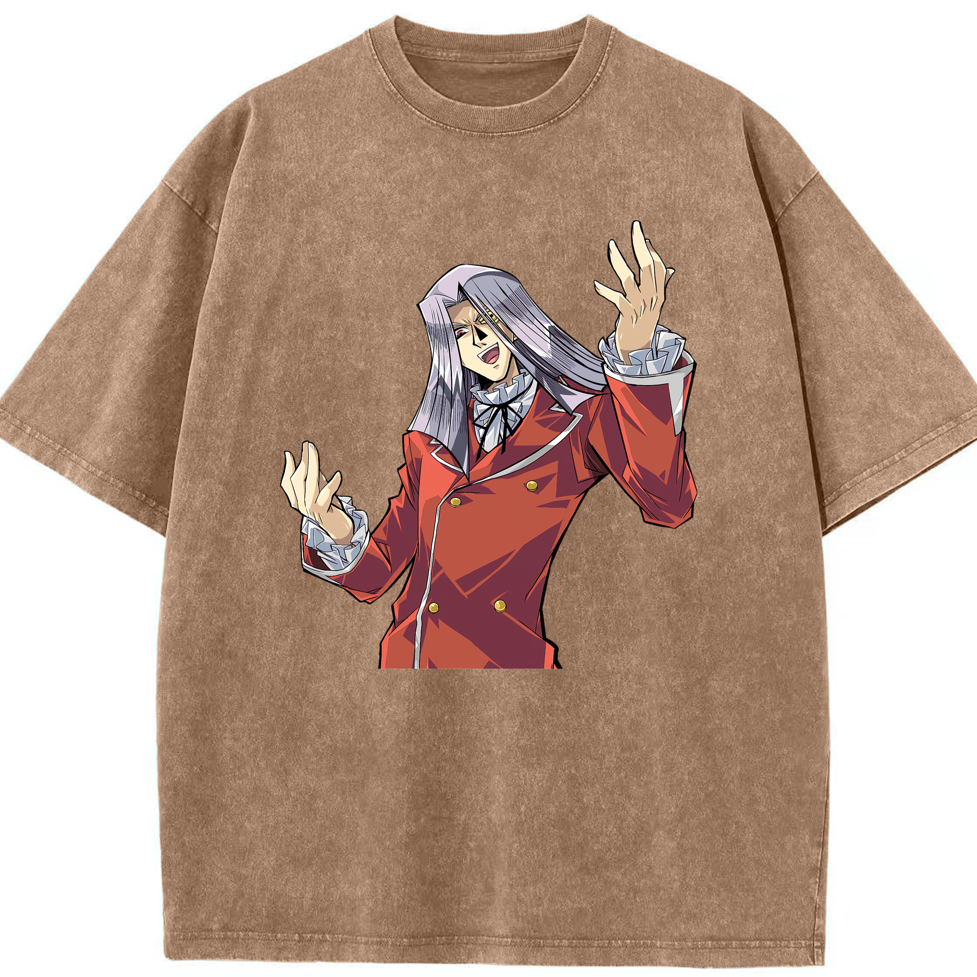 （画像用） 遊☆戯☆王 Yu-Gi-Oh! 綿100% ヴィンテージ風 半袖Tシャツ（フロントプリント）